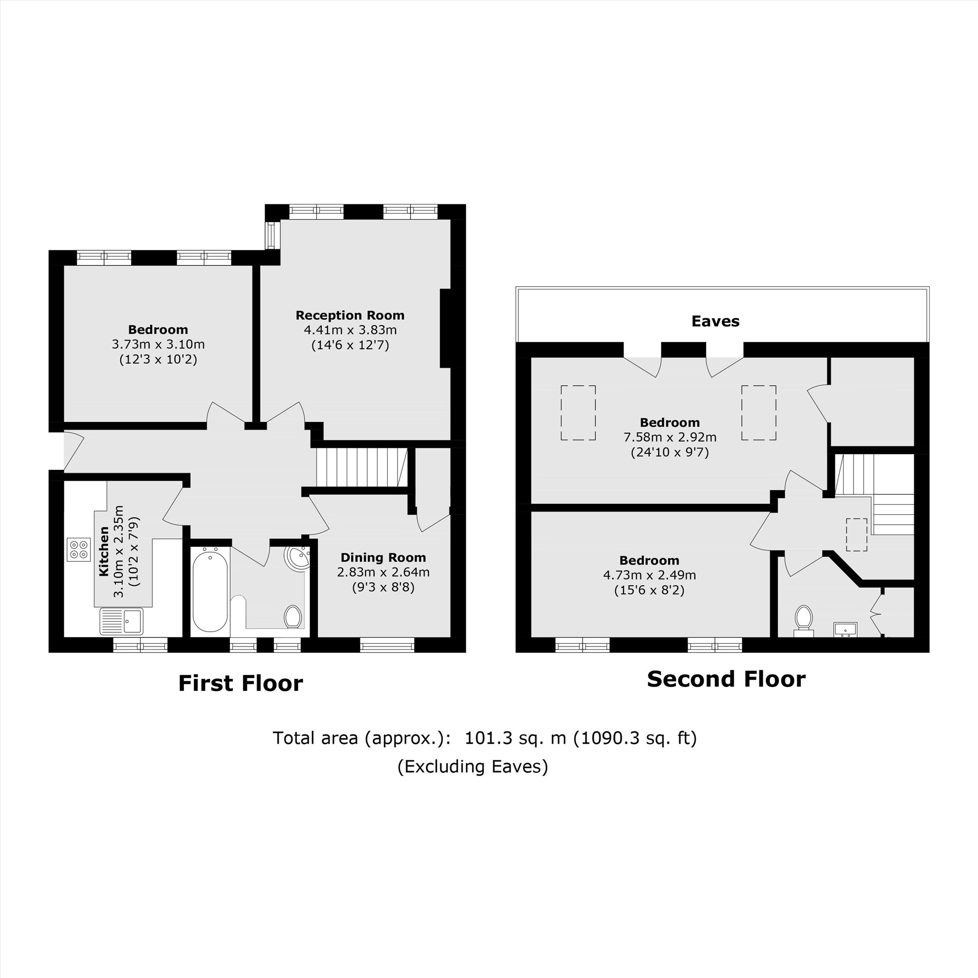 58A, Beechmount Avenue, London floorplan