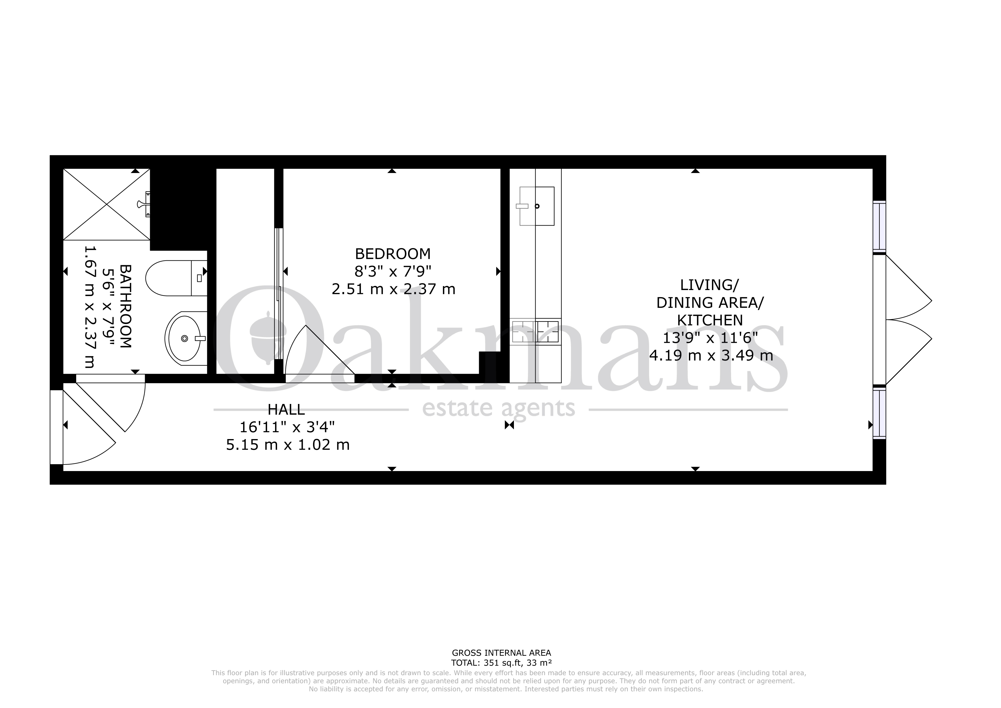 APARTMENT 28, HUB, BIRMINGHAM floorplan