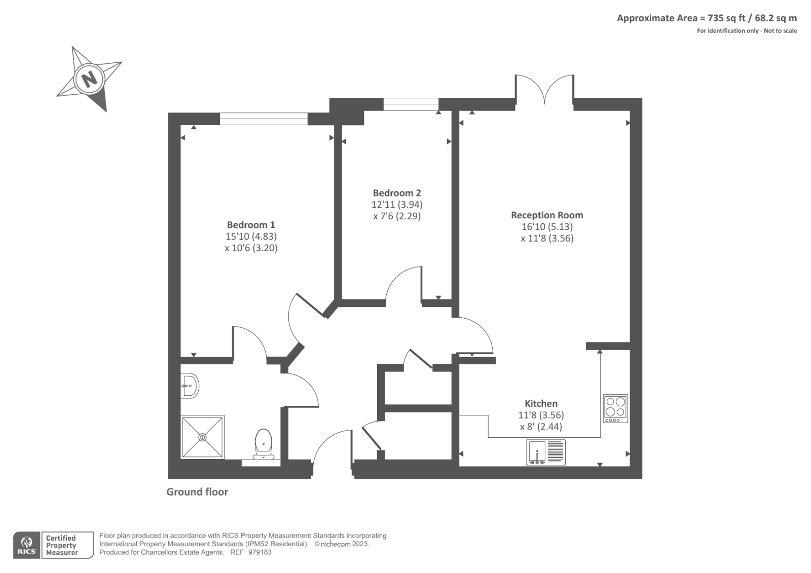 Yarnton, Oxfordshire OX5, 2 bedroom flat for sale 64637074