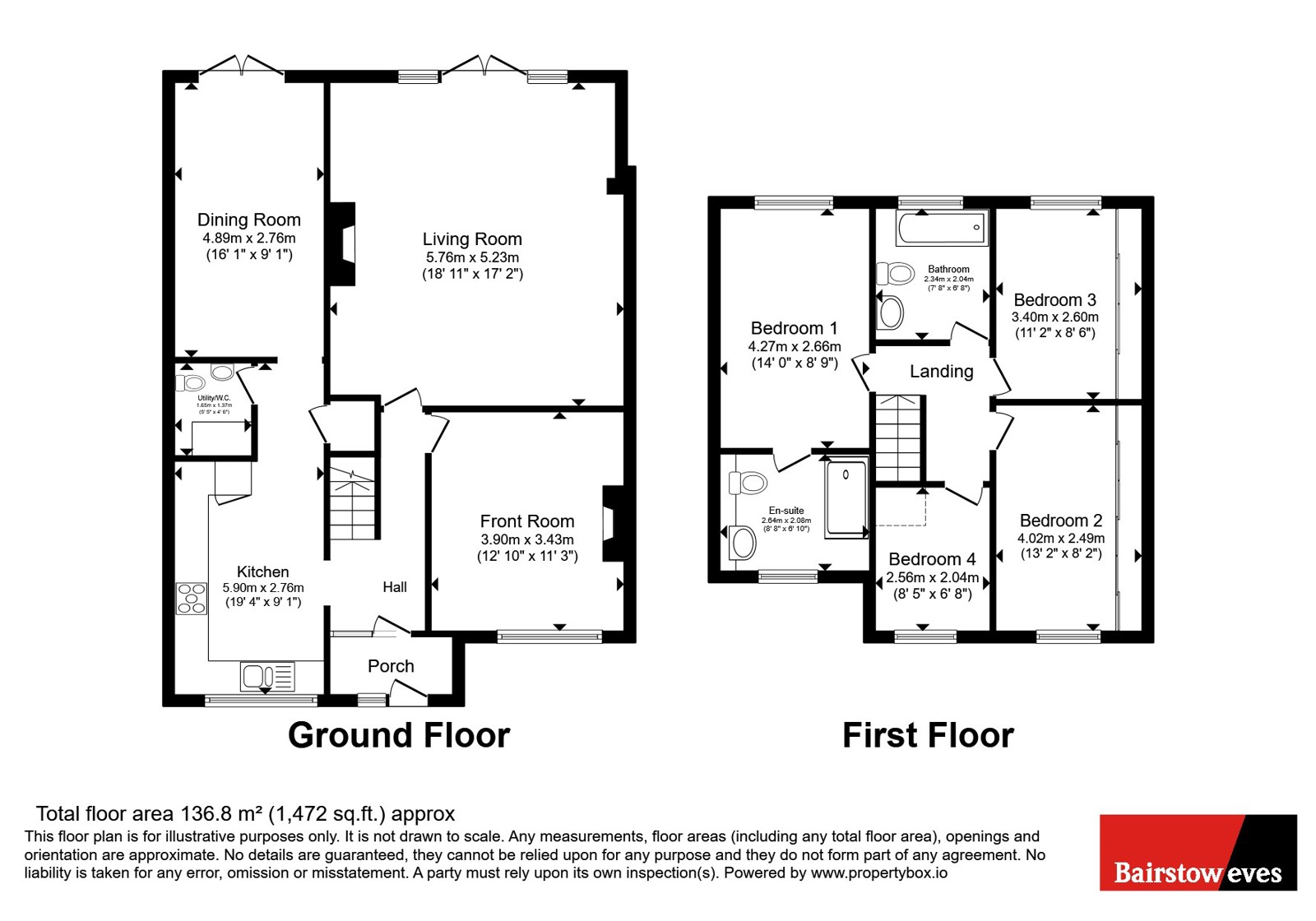 74, Main Street, West Midlands floorplan