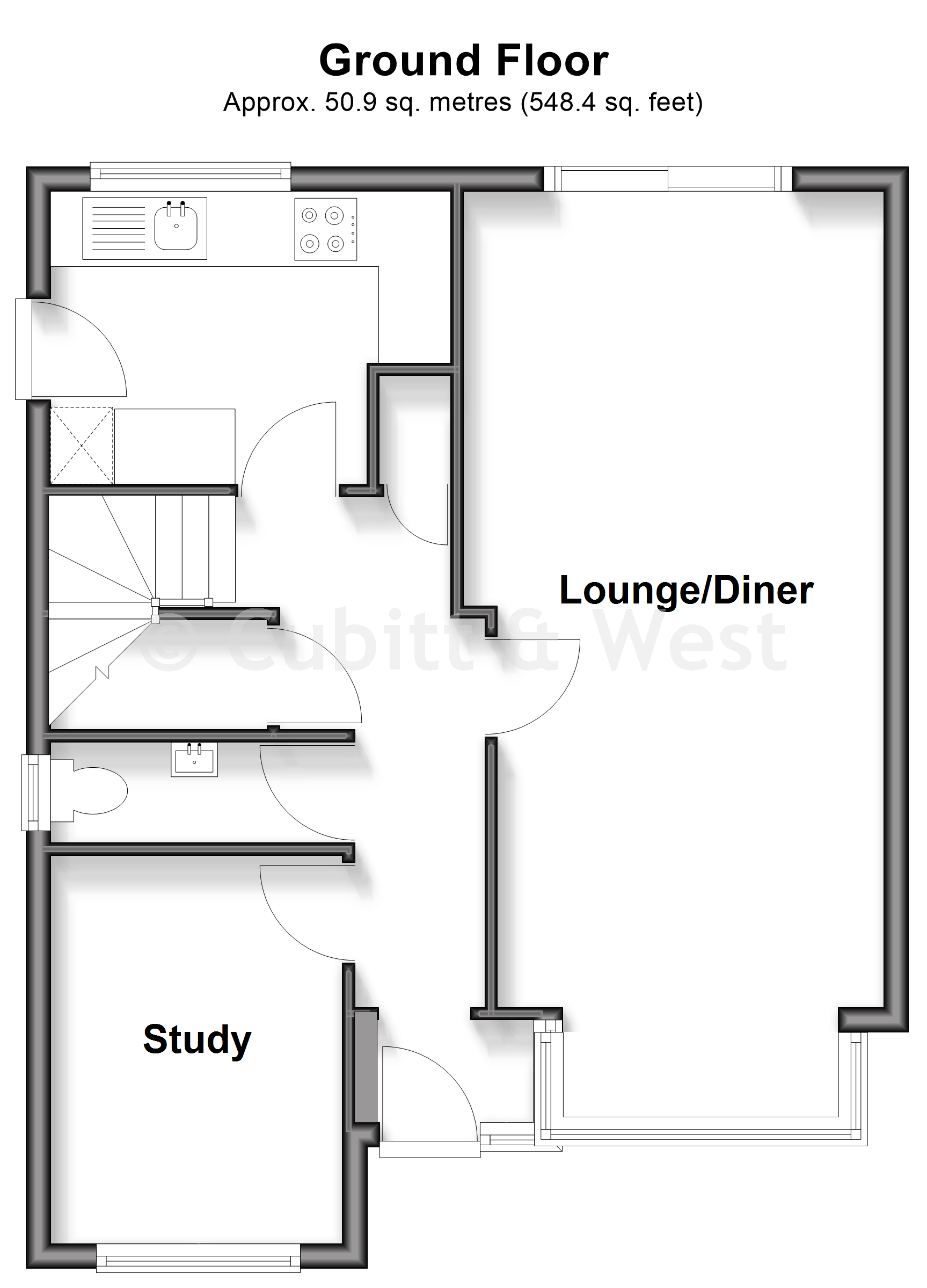 23, Cissbury Hill, Crawley floorplan