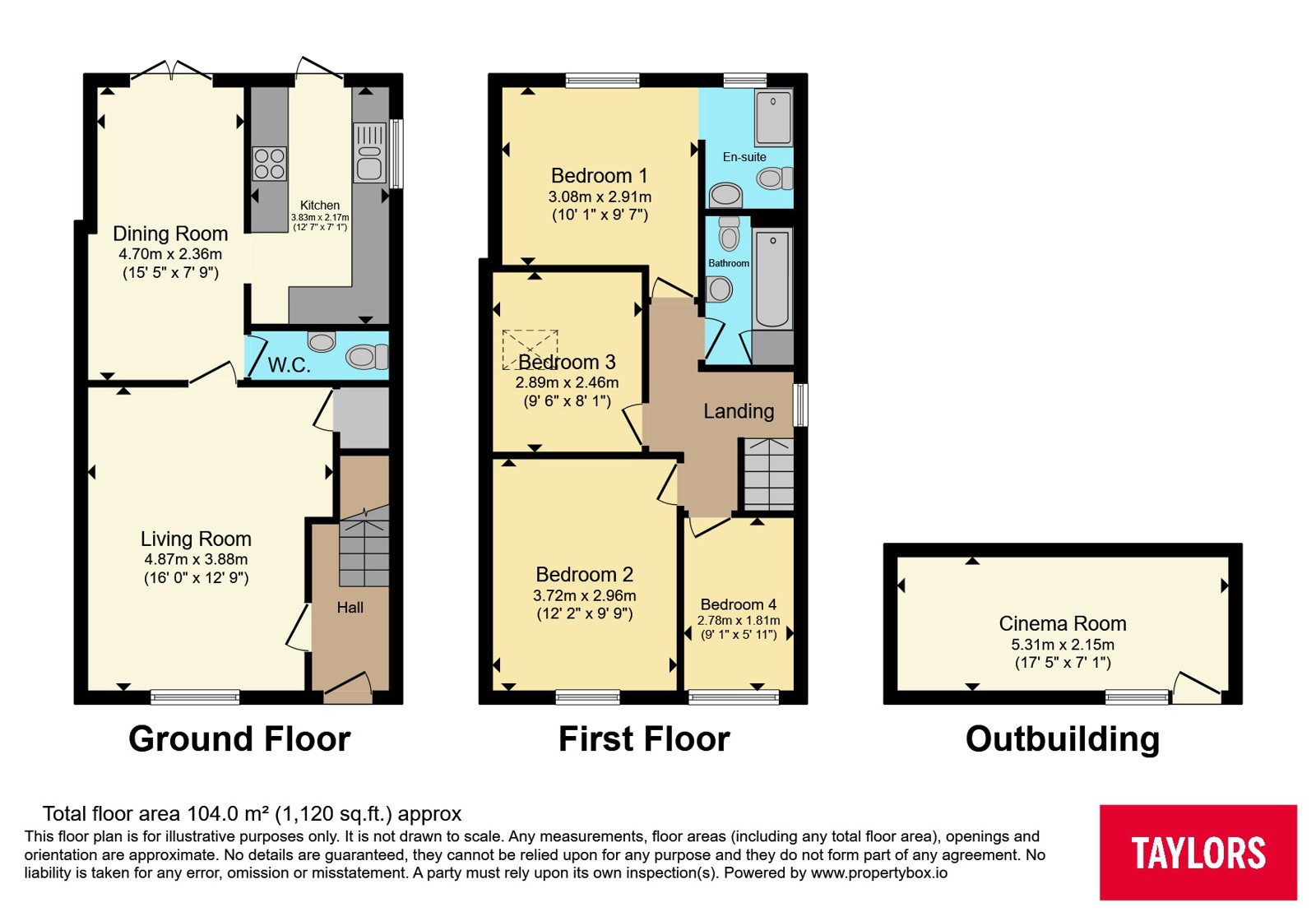 73, Bideford Green, Bedfordshire floorplan