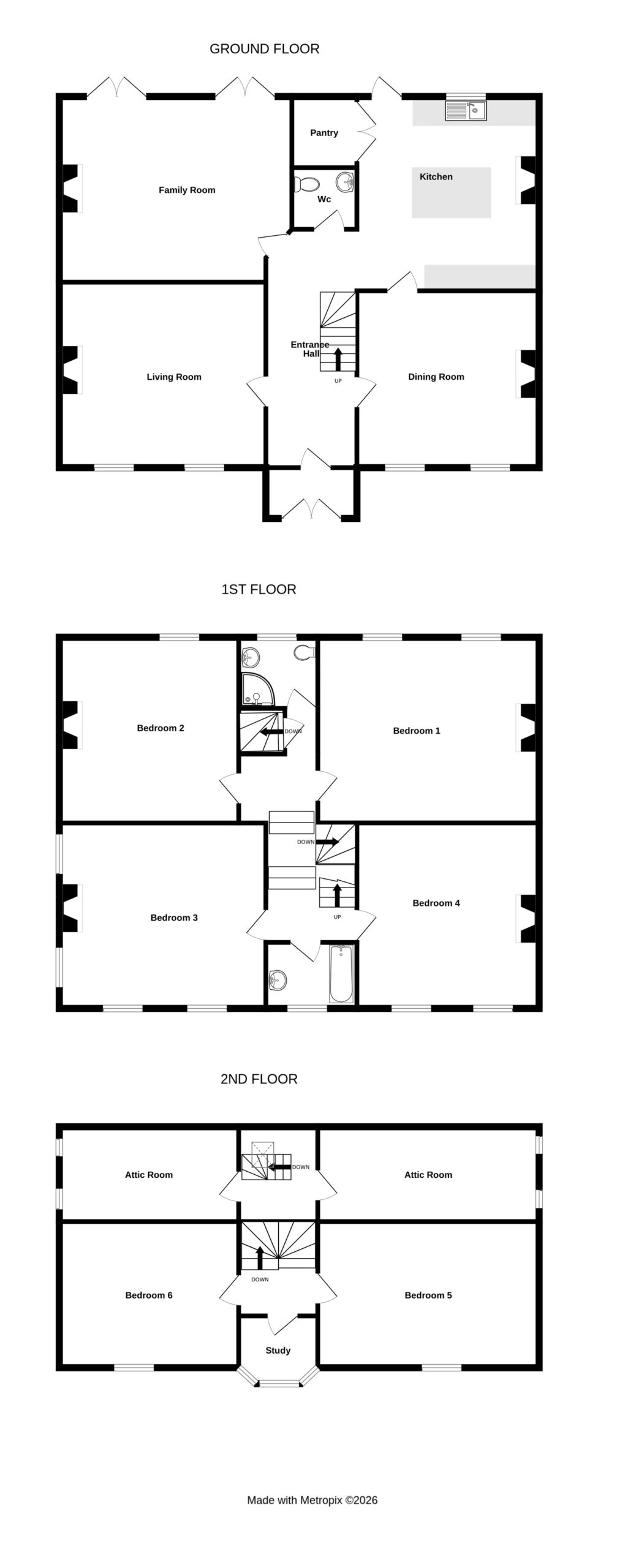 The Rectory, La Grande Rue, St Martin's floorplan