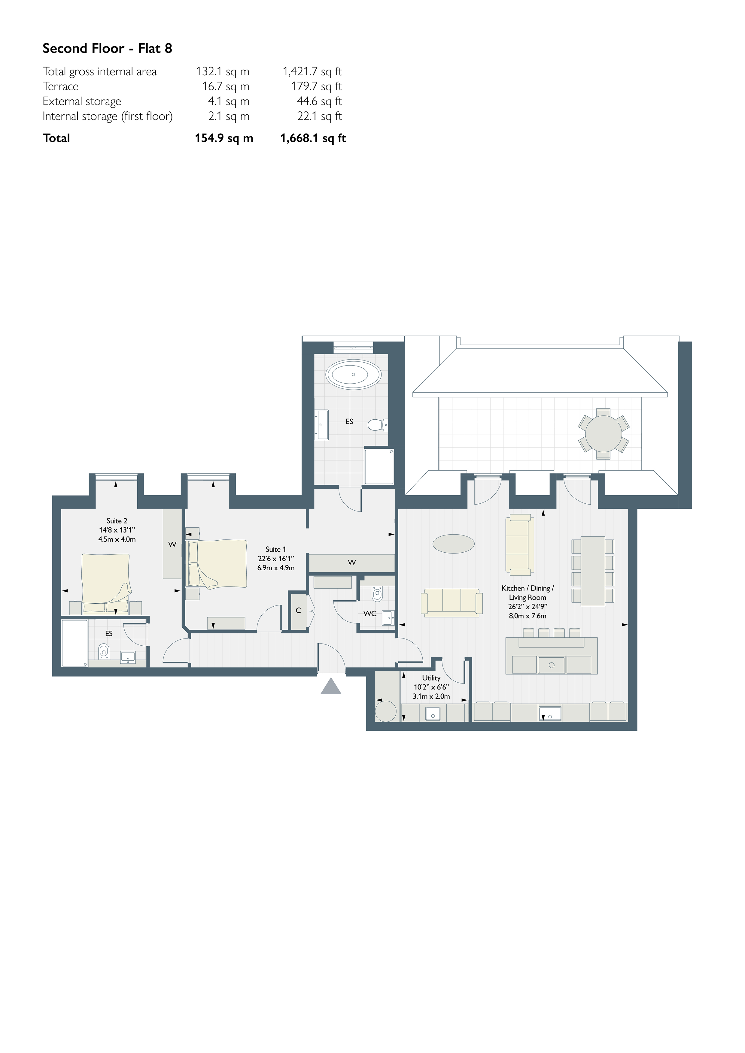 Copsem Manor, Esher floorplan