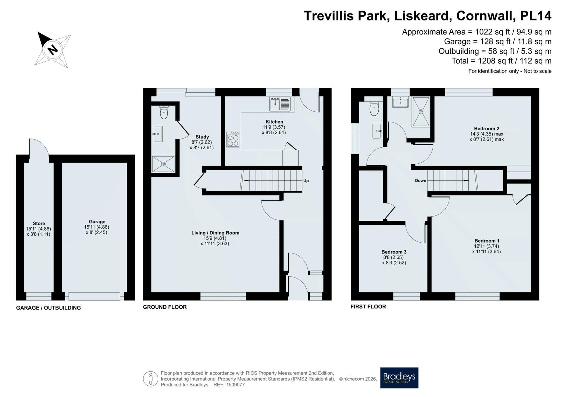 83, Trevillis Park, Cornwall floorplan