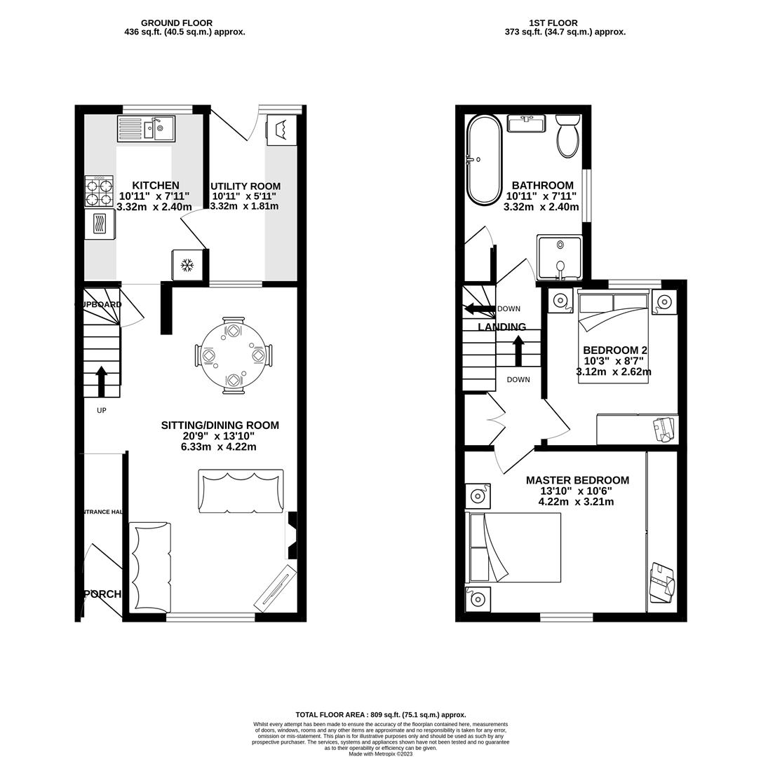 Park Terrace, St. Johns Road, Carshalton SM5, 2 bedroom cottage for