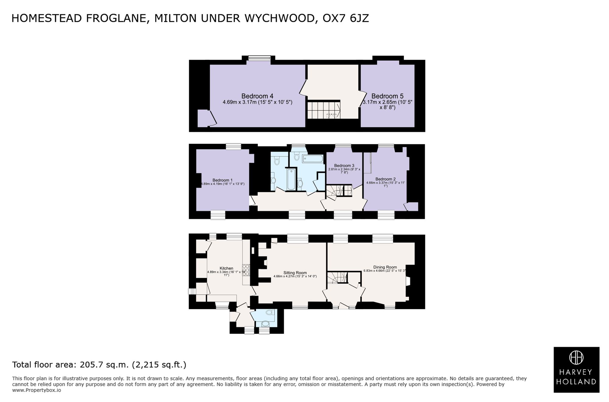 The Homestead Frog Lane, Chipping Norton floorplan