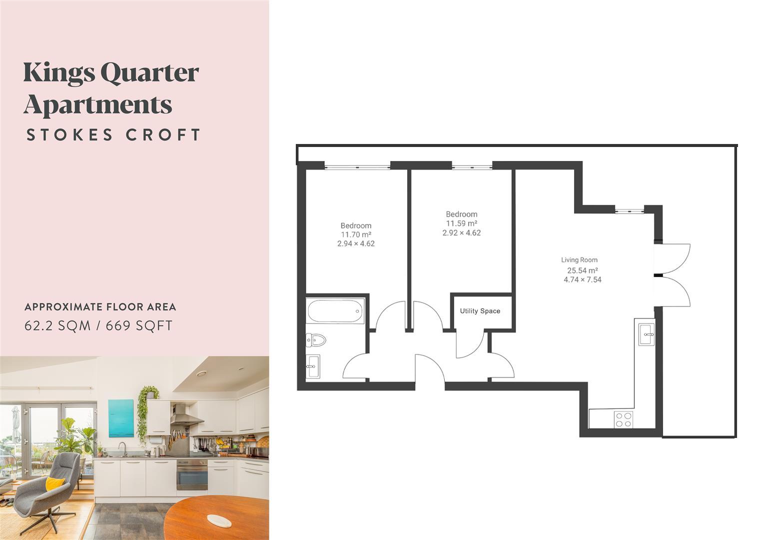 King Square Avenue, Stokes Croft floorplan