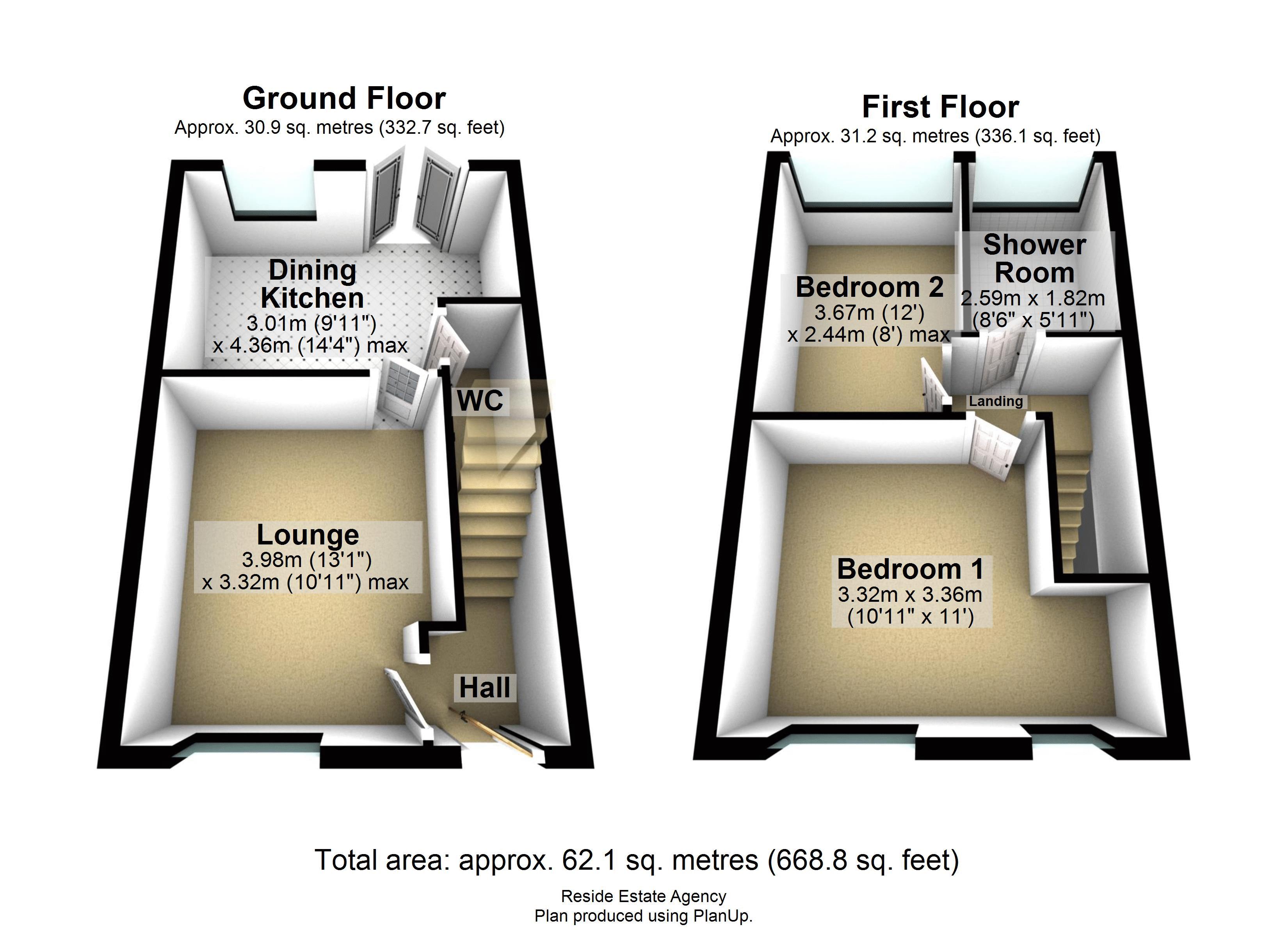 Baildon Road, Passmonds, Rochdale OL12, 2 bedroom town house for sale