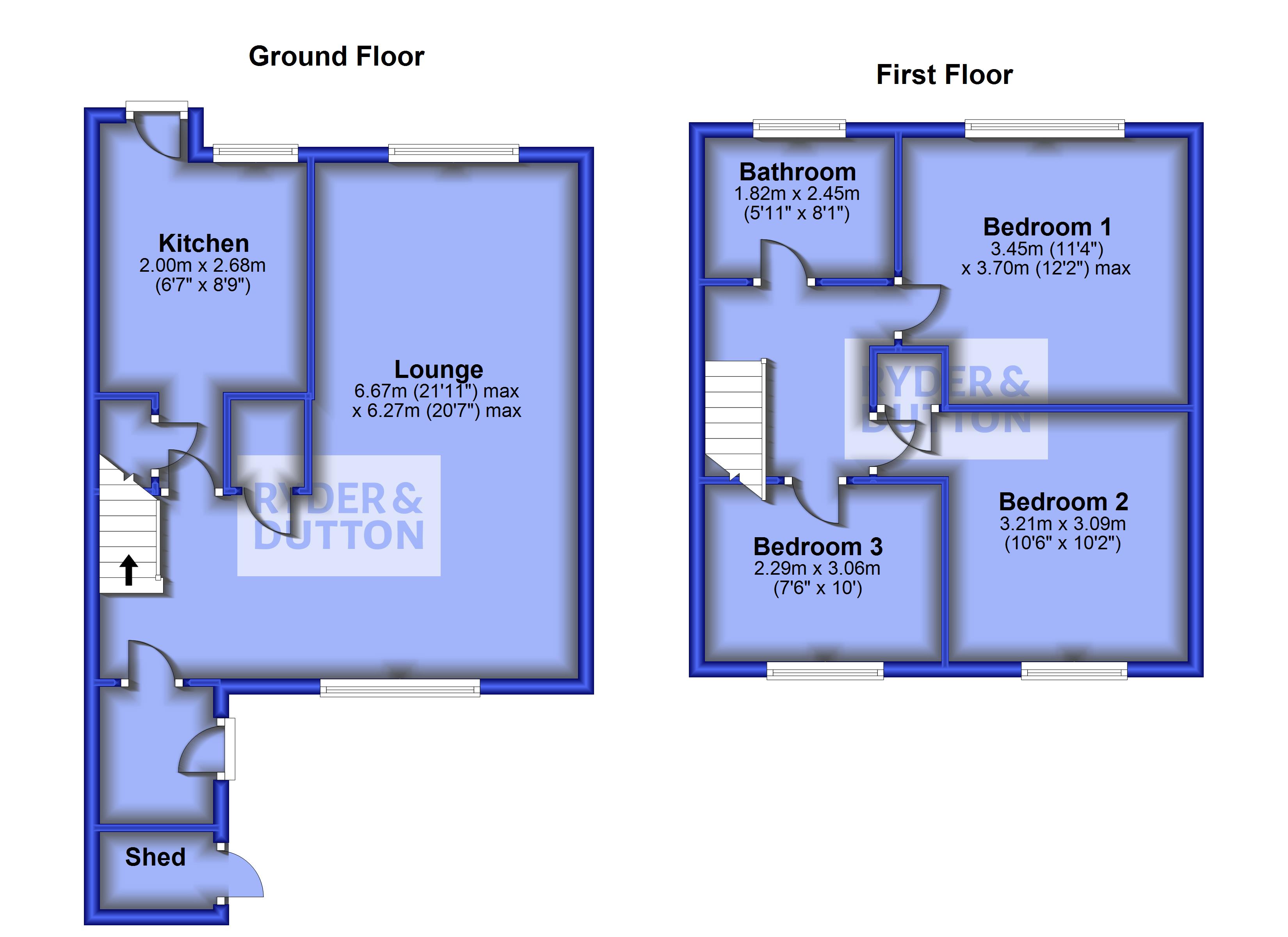 Stevenson Drive, Oldham, Greater Manchester OL1, 3 bedroom terraced ...