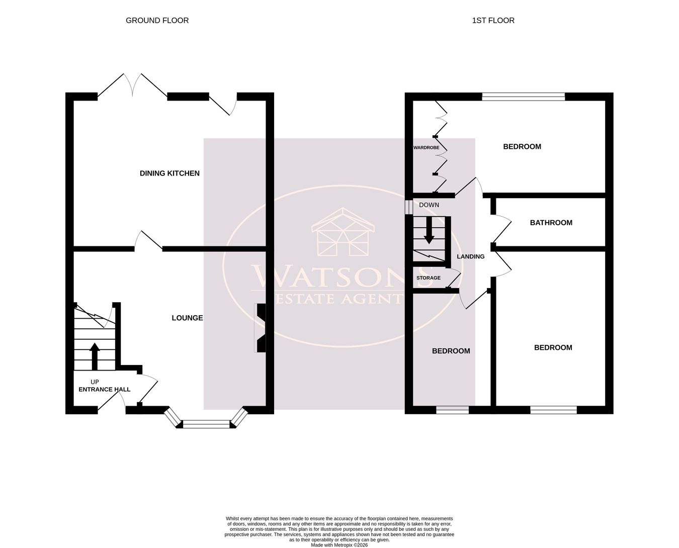 16, Pine Tree Walk, Nottingham floorplan