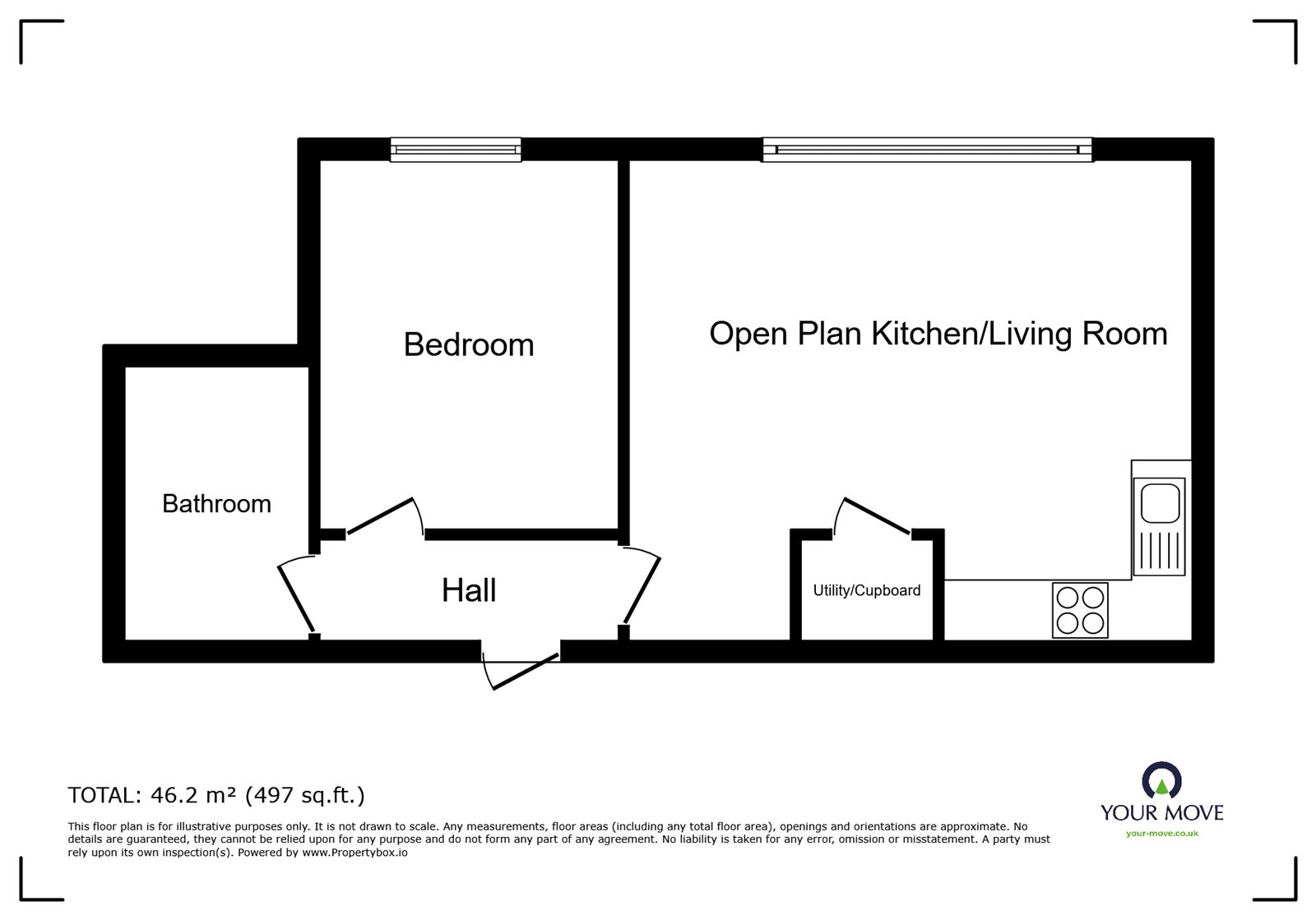 Flat 11, 75, Mill Street, Worcestershire floorplan