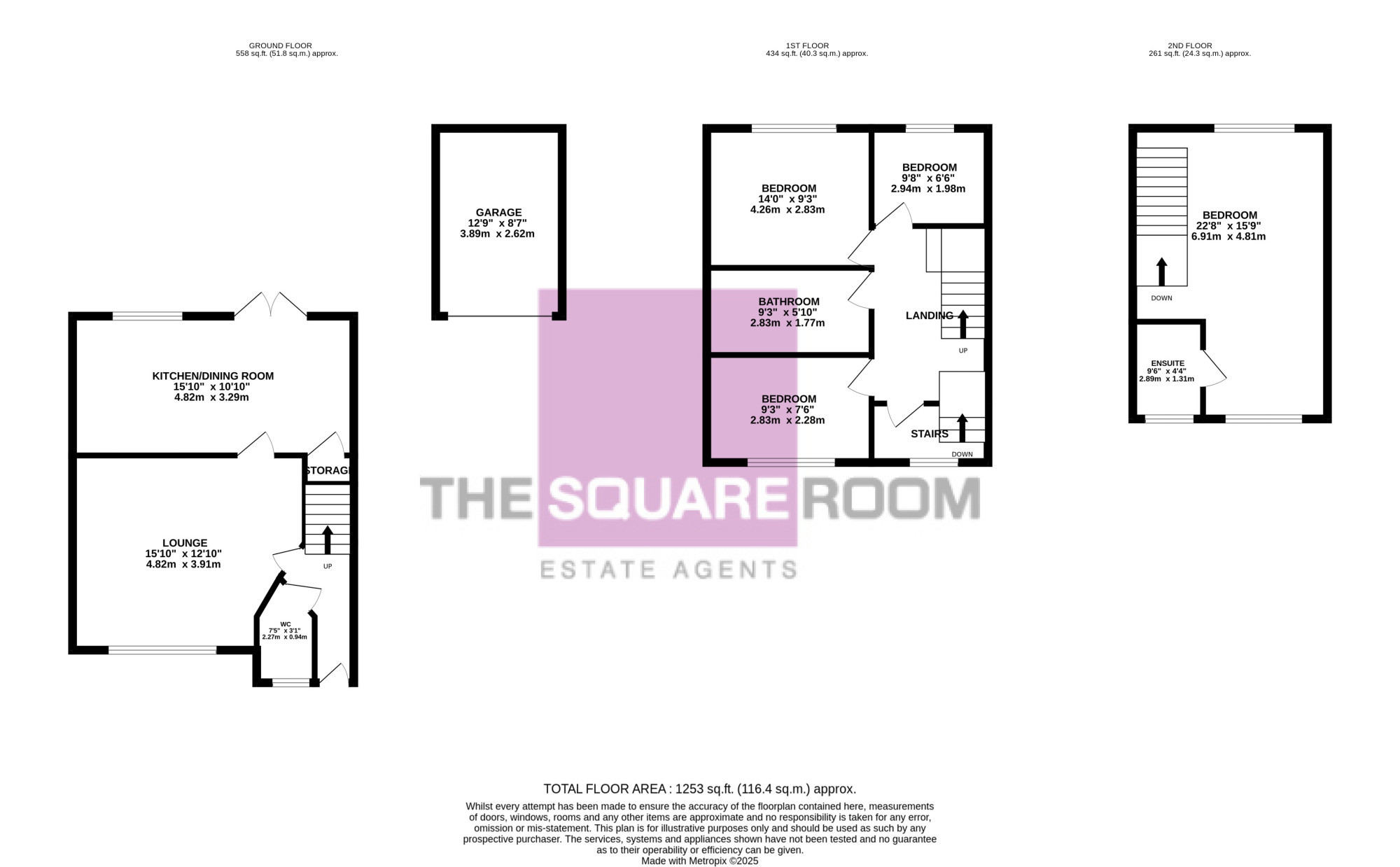 1, Shetland Court, Thornton floorplan