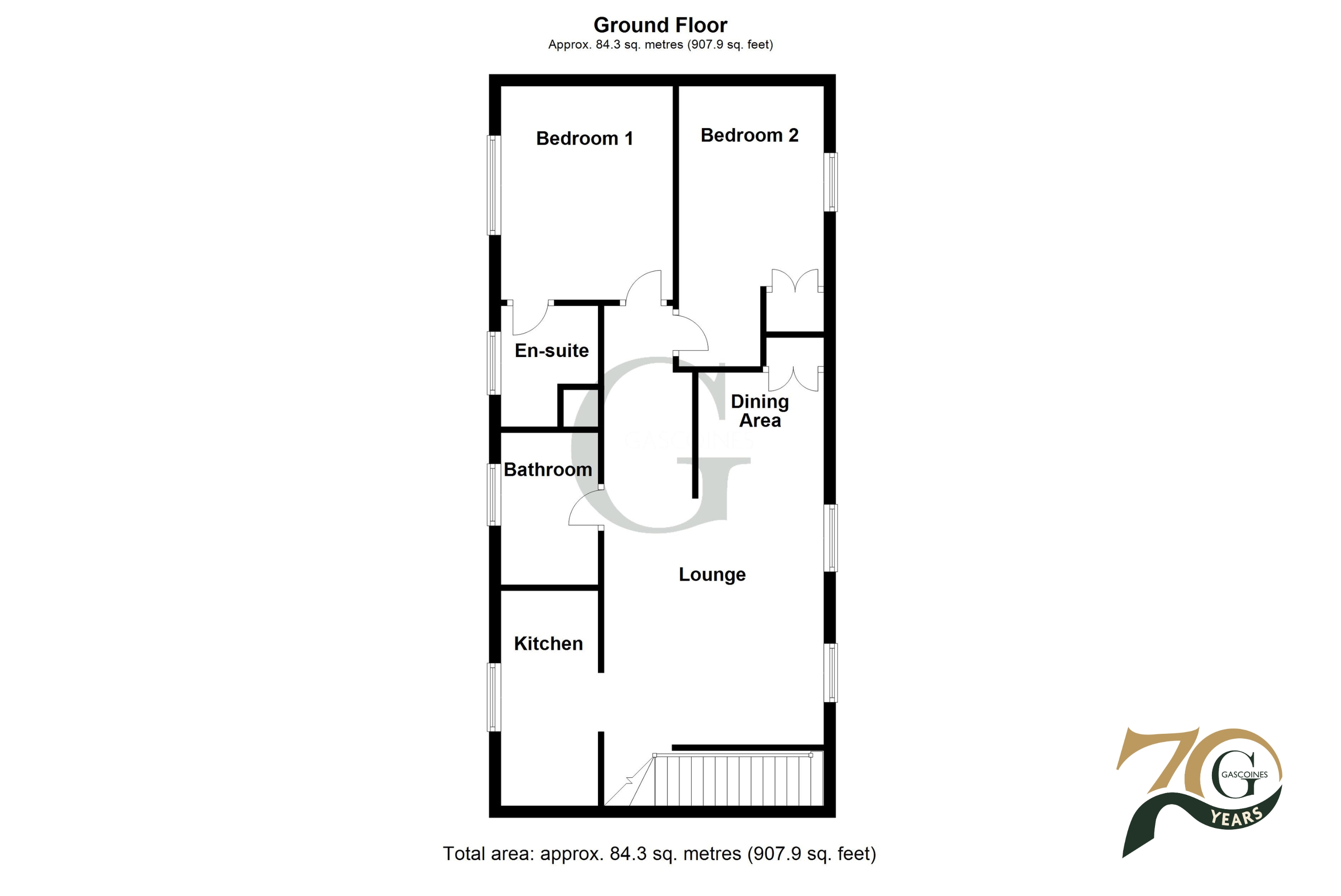 98, Flatts Lane, Nottinghamshire floorplan