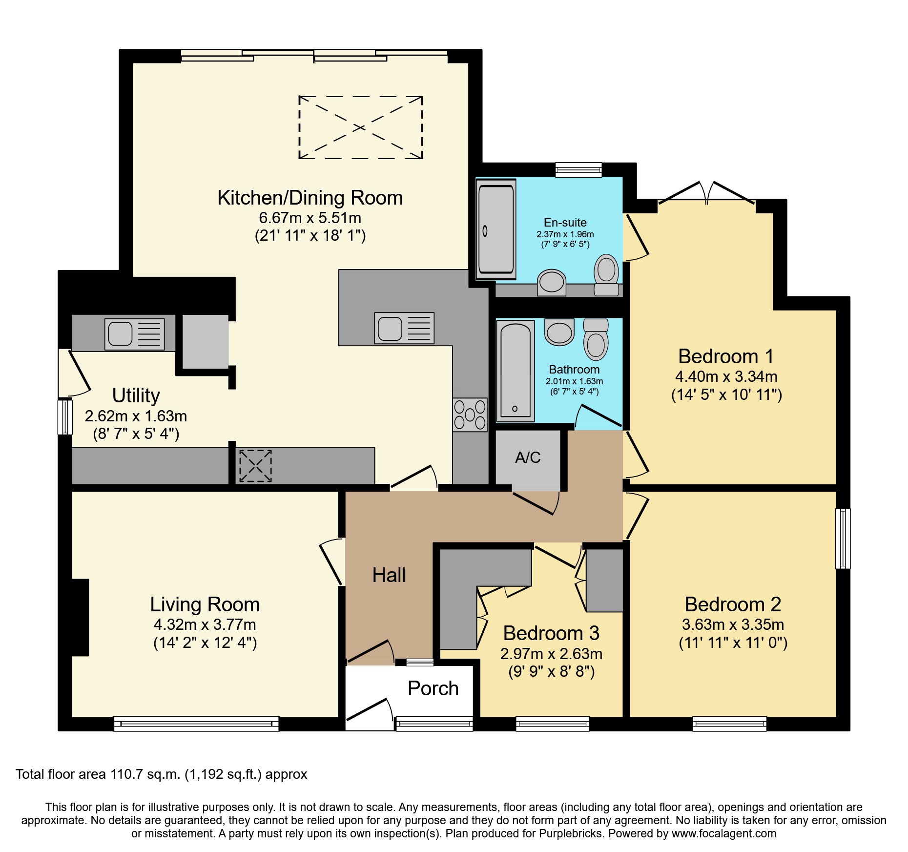 Highbury, Alverstone Road, Winford floorplan