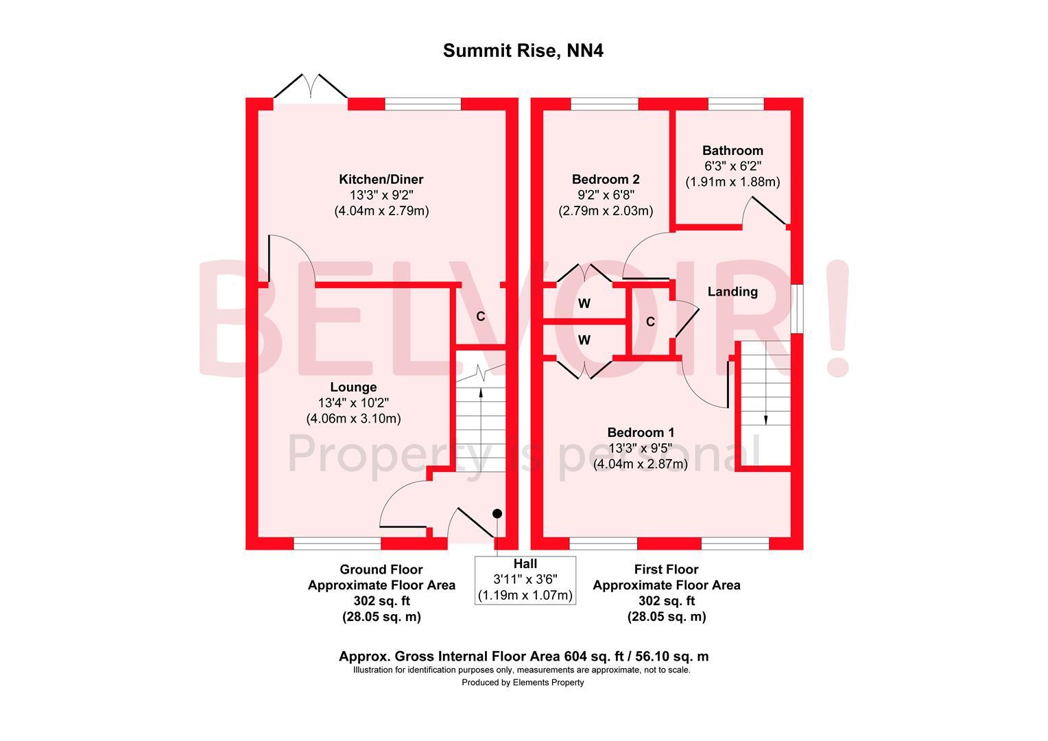 2, Summit Rise, Northampton floorplan