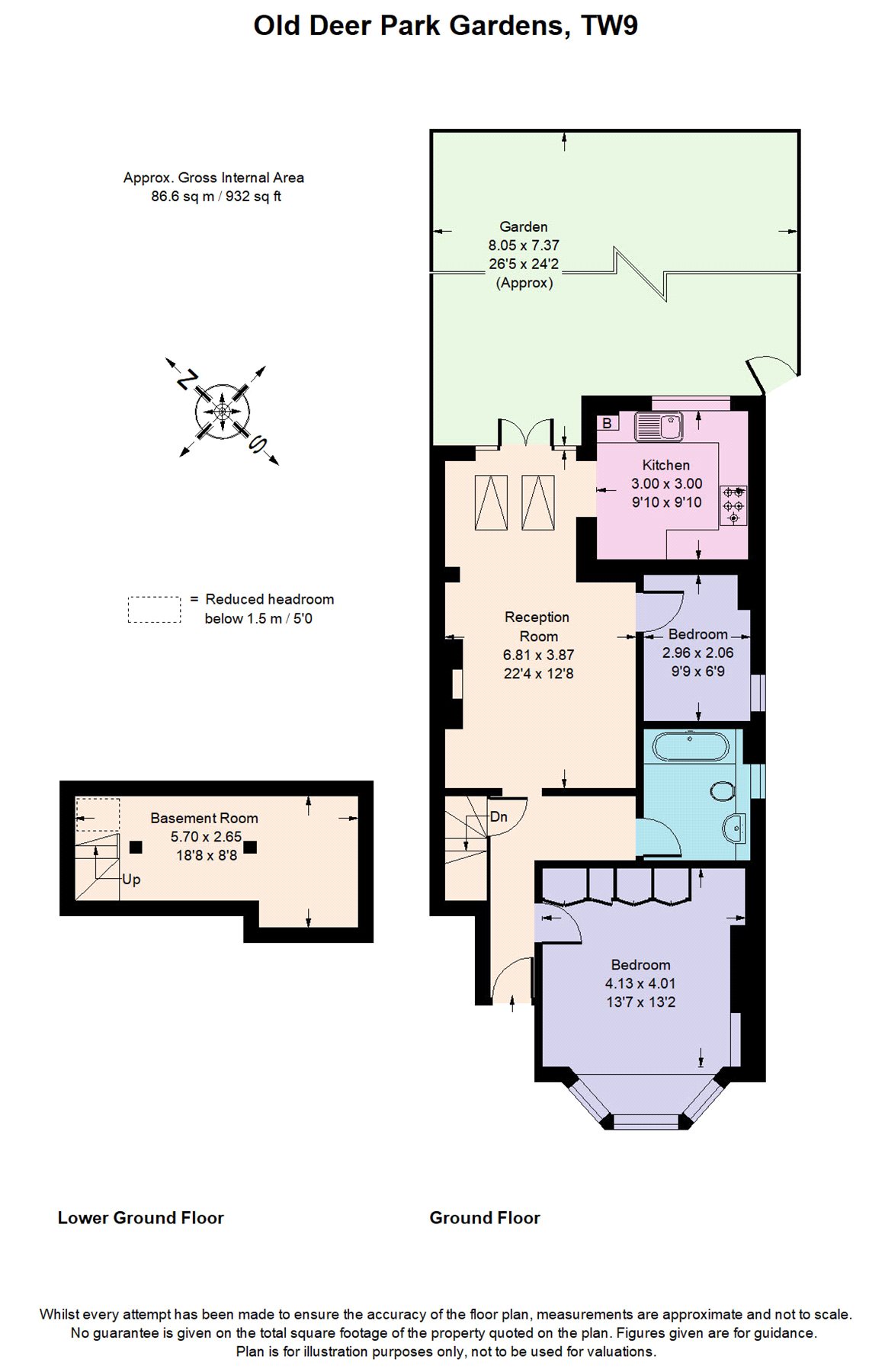 2 Bedrooms Flat for sale in Old Deer Park Gardens, Richmond TW9