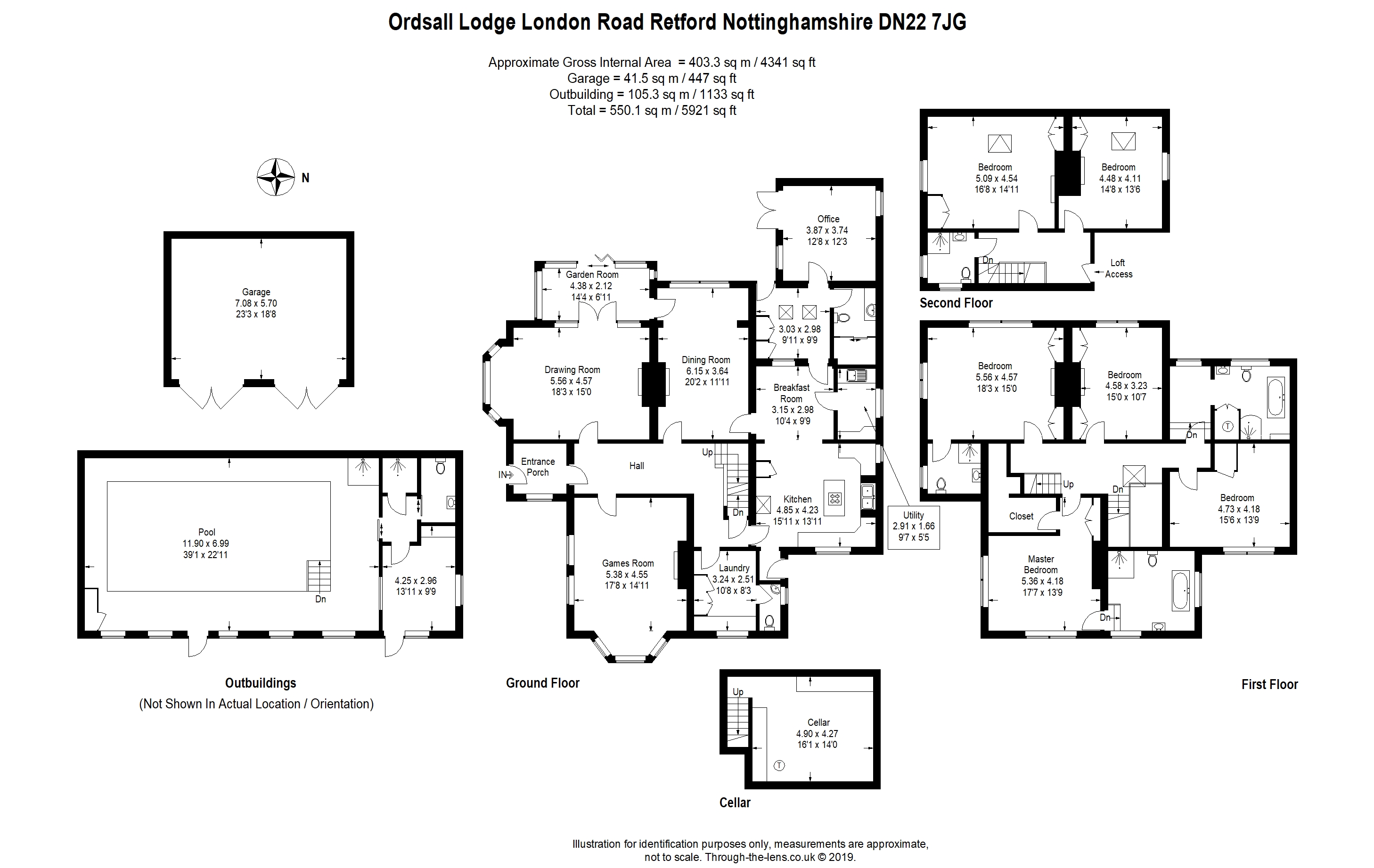 6 Bedrooms Detached house for sale in Ordsall Lodge, London Road, Retford, Nottinghamshire DN22