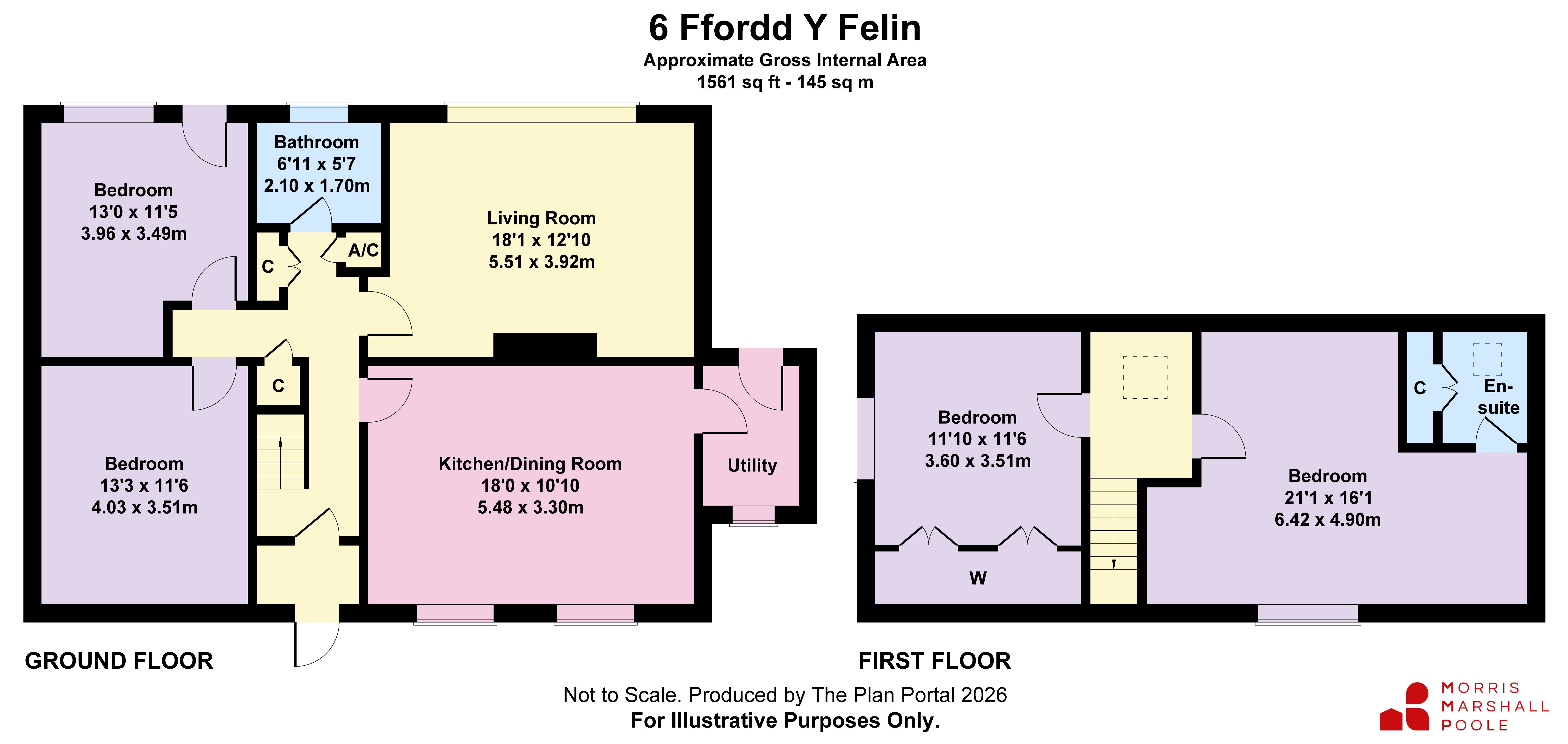 6, Ffordd Y Felin, Tywyn floorplan