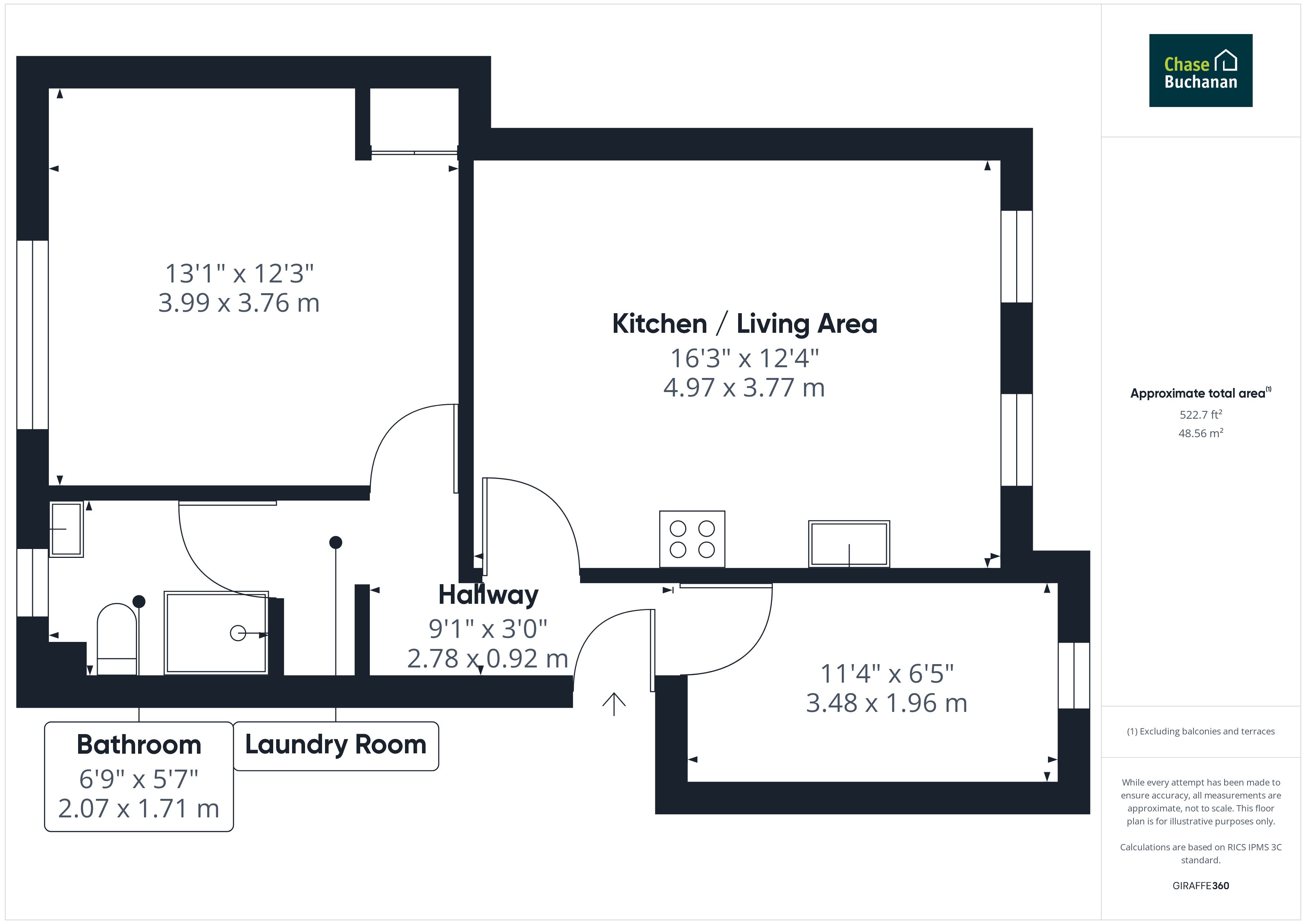 4 St Peters Court,, Station Road, Hampton floorplan