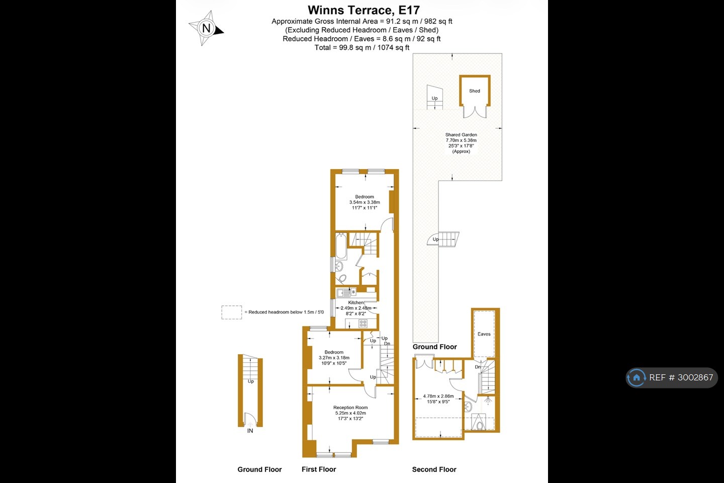 Winns Terrace, London floorplan