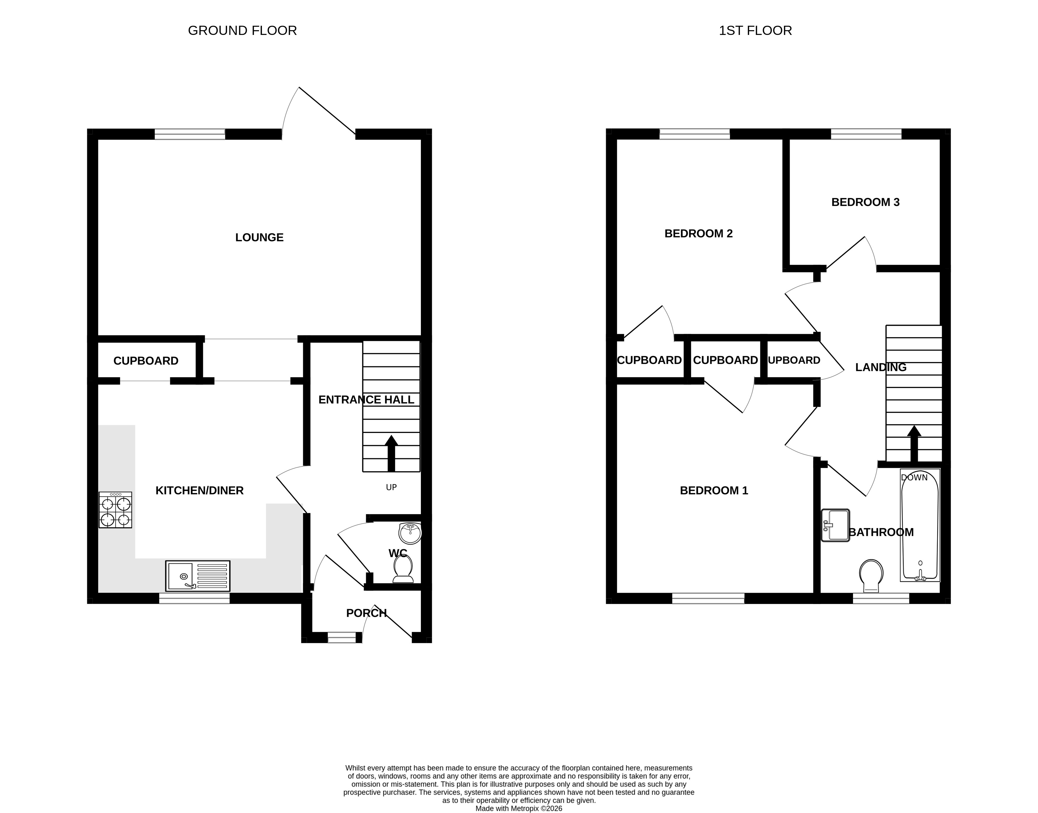 51, Chestnut Way, Colchester floorplan