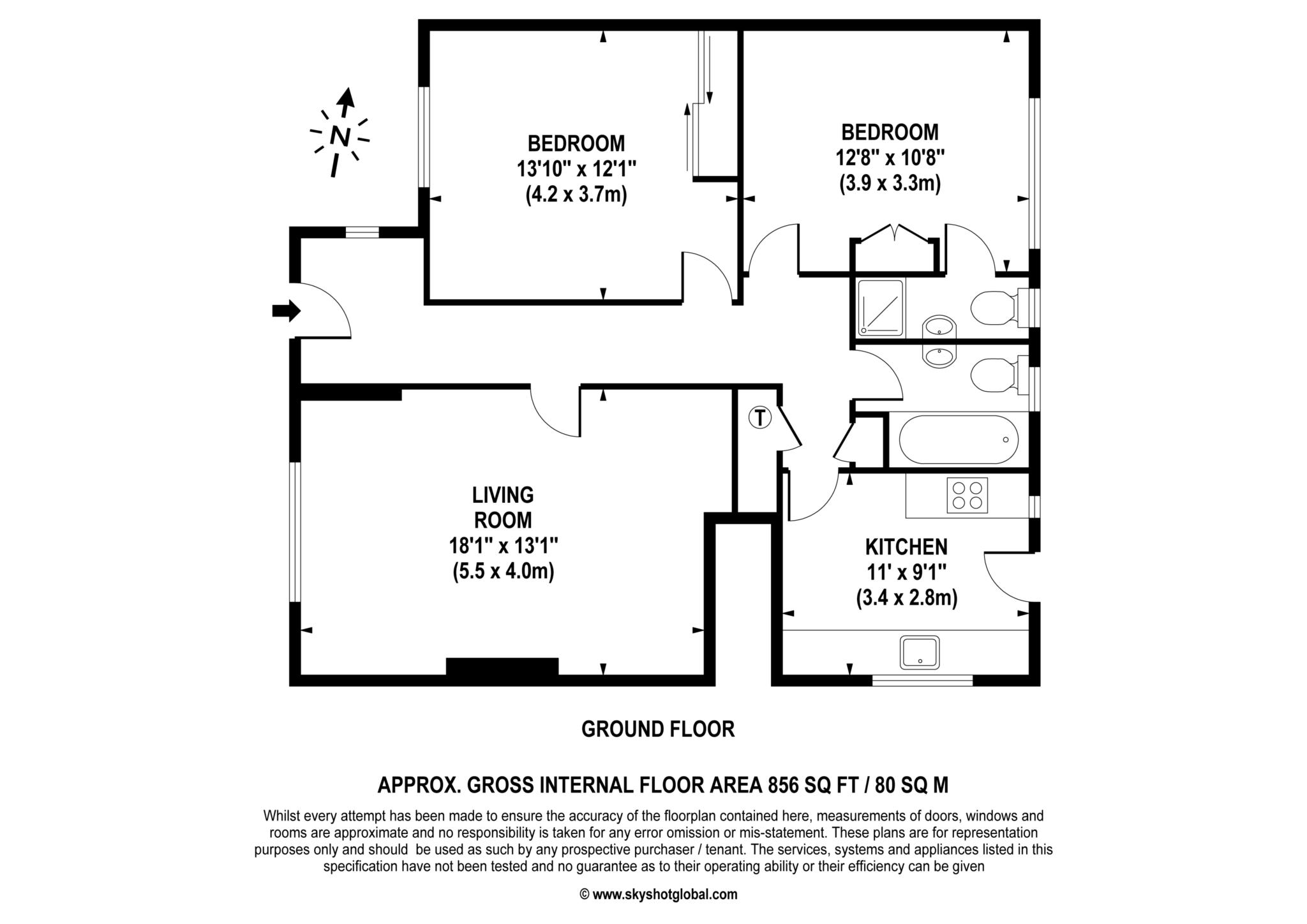 9 Broomfield Court, Broomfield Park, Ascot floorplan