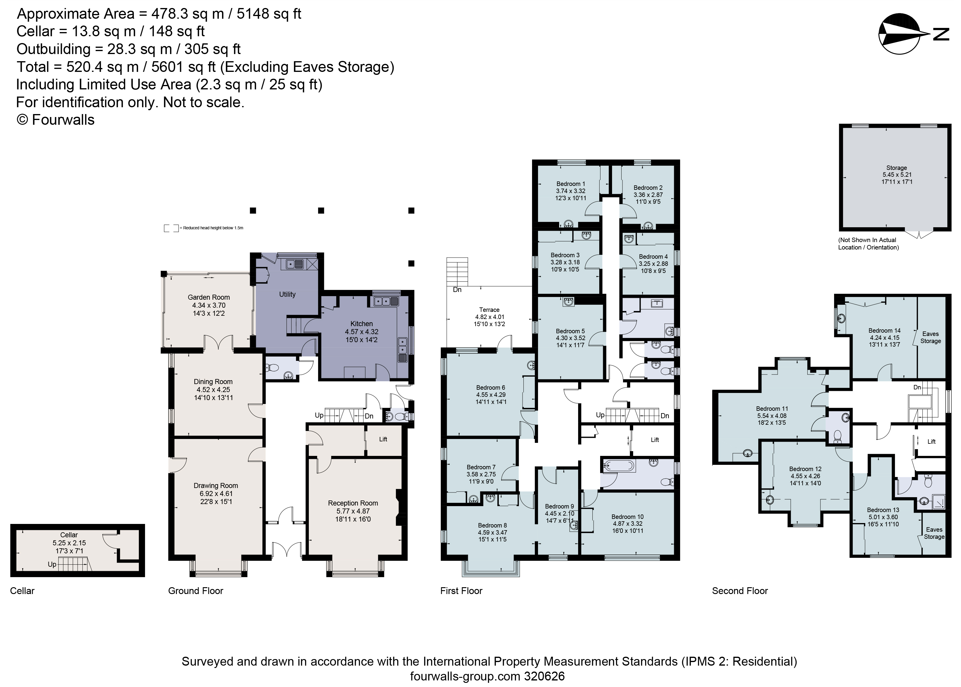 Rosebery Avenue, Harpenden, Hertfordshire AL5, 14 bedroom detached
