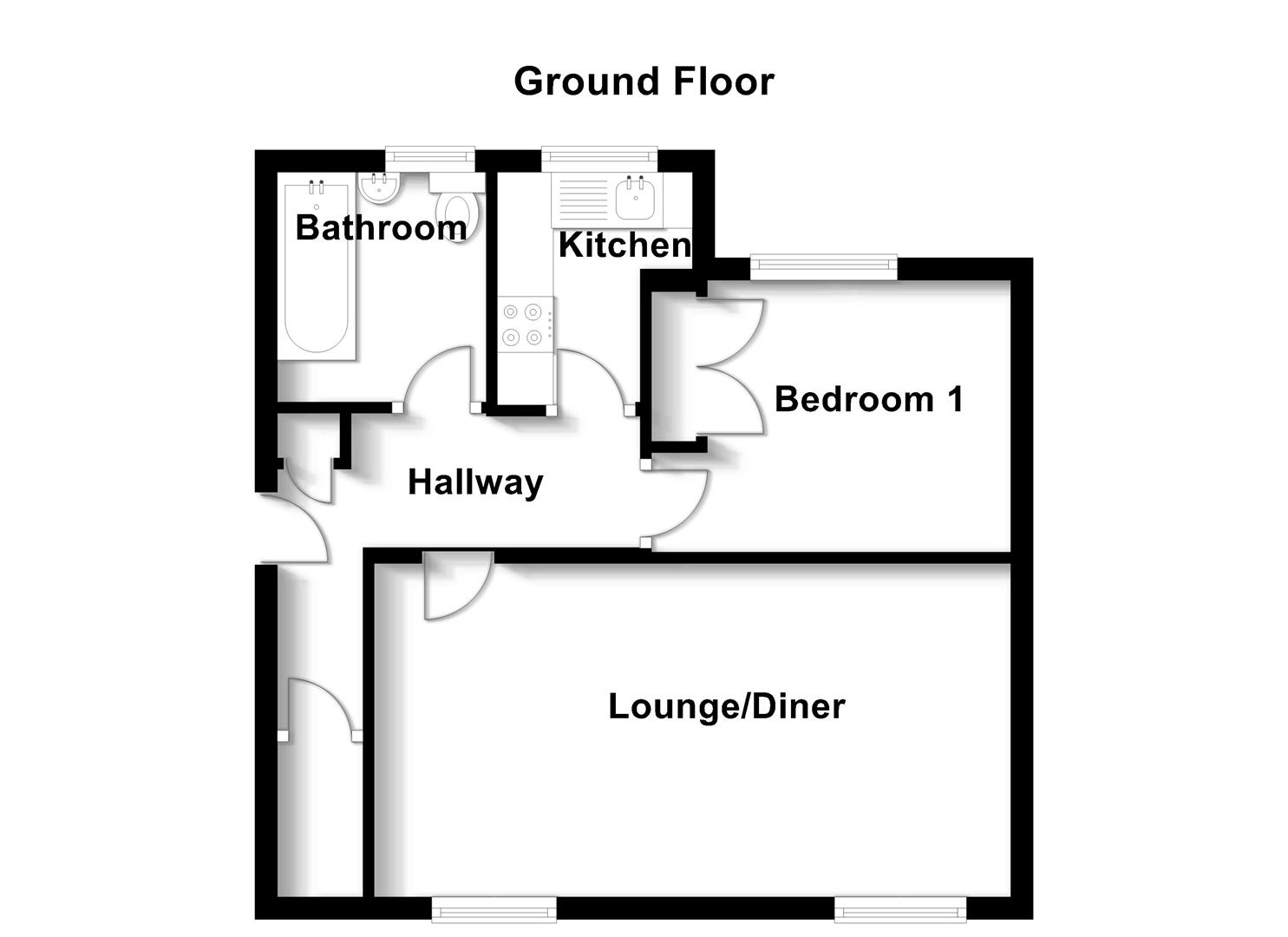 1 Bedrooms Flat for sale in Gonerby Road, Gonerby Hill Foot, Grantham NG31