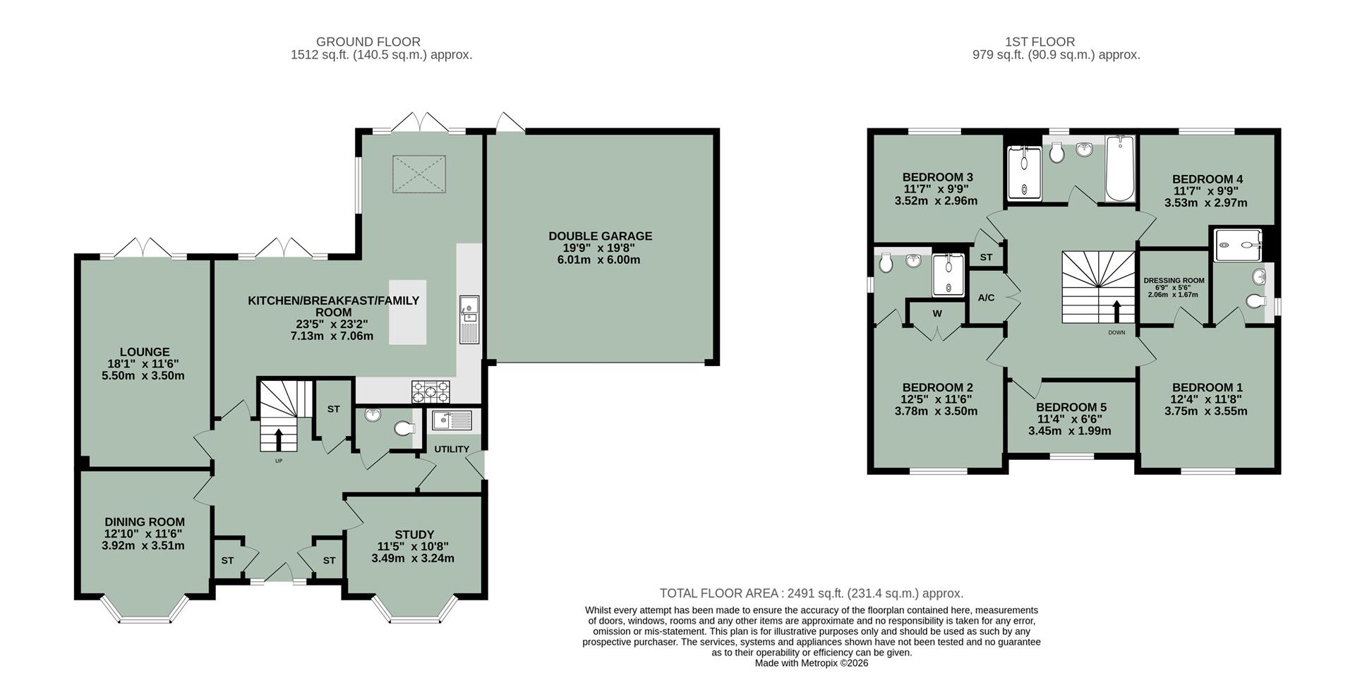 9, Broad Lays, Benson floorplan