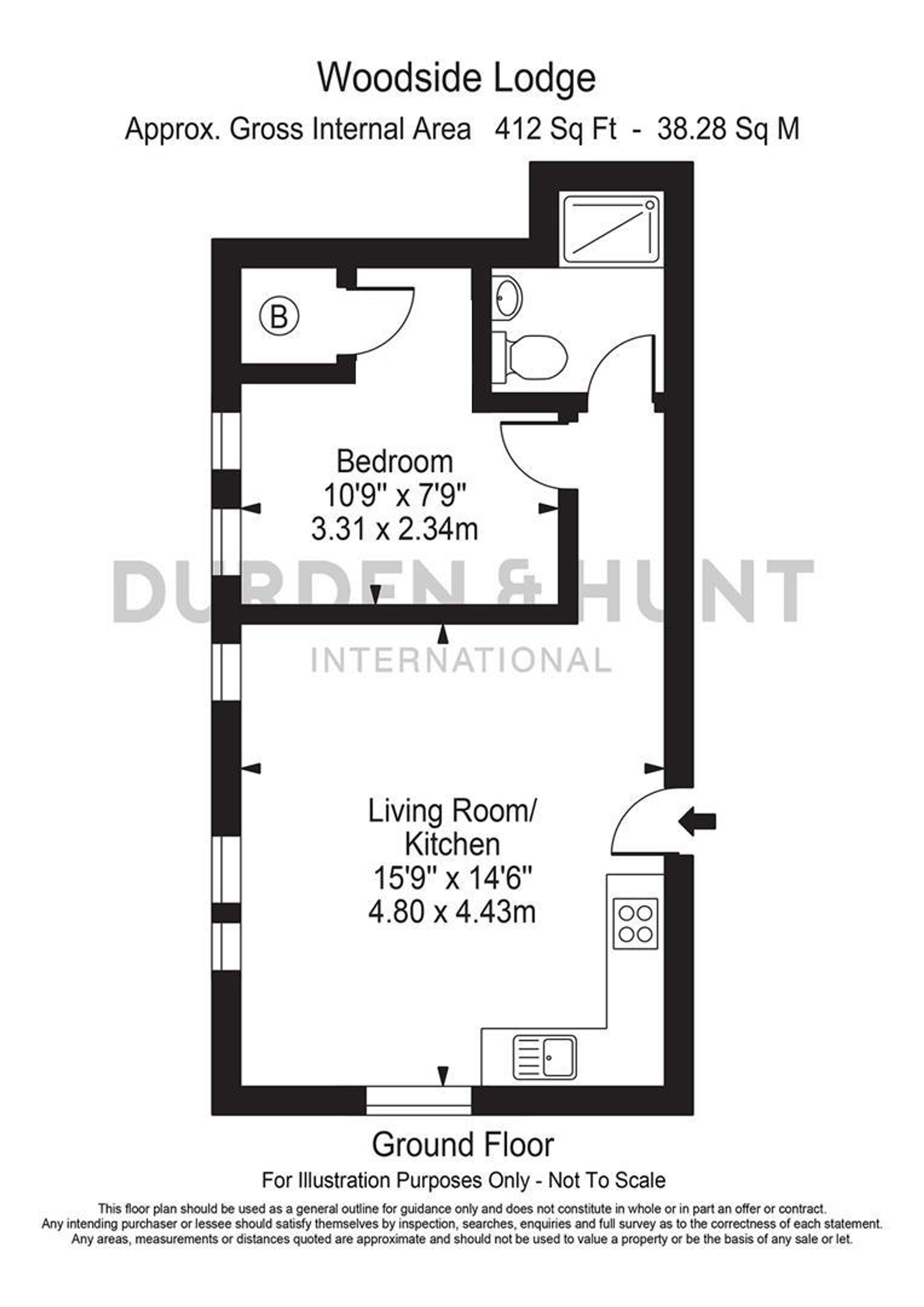 6 Woodside Lodge, Woodford Green floorplan