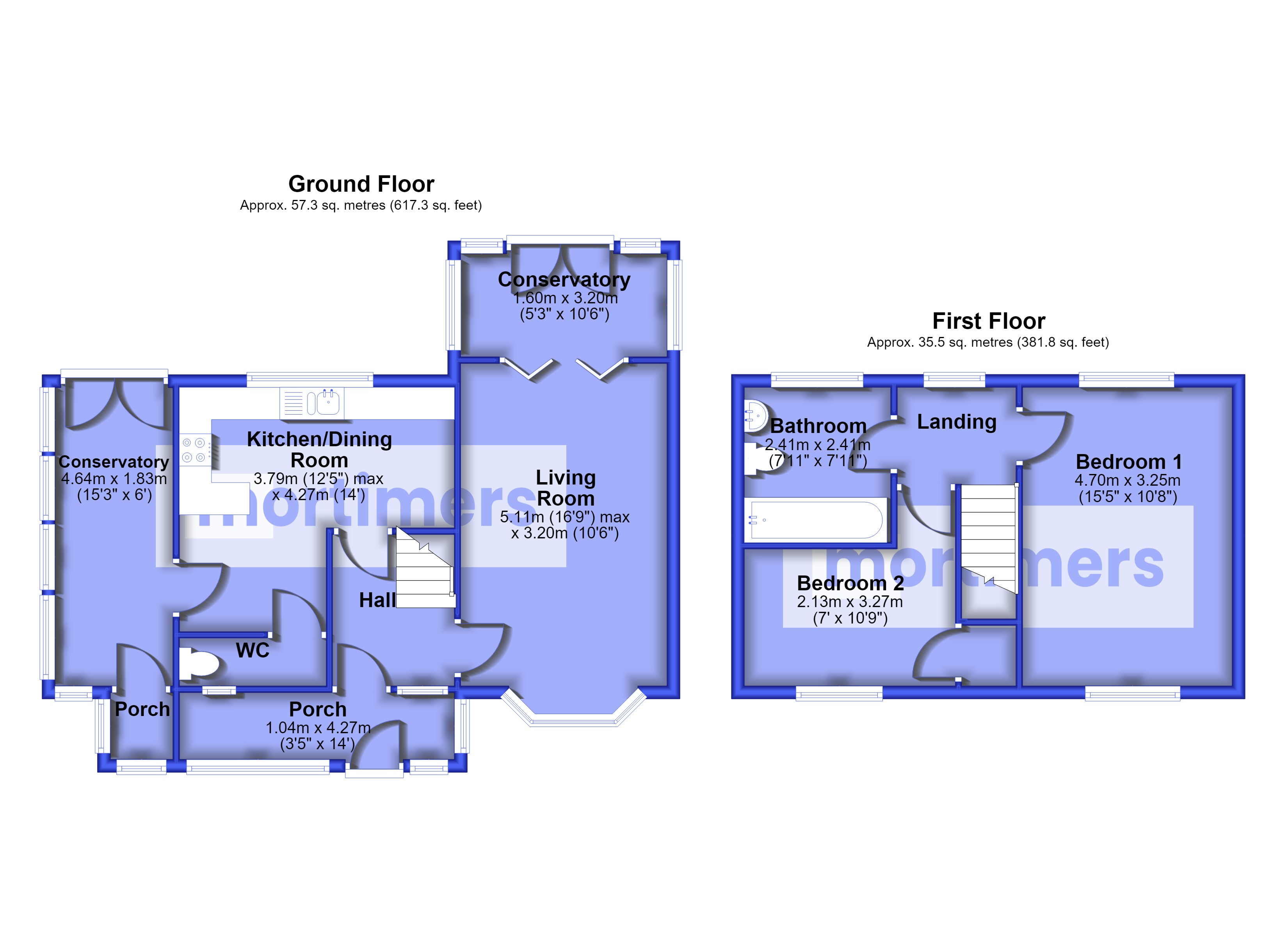 146, Park Lee Road, Lancashire floorplan
