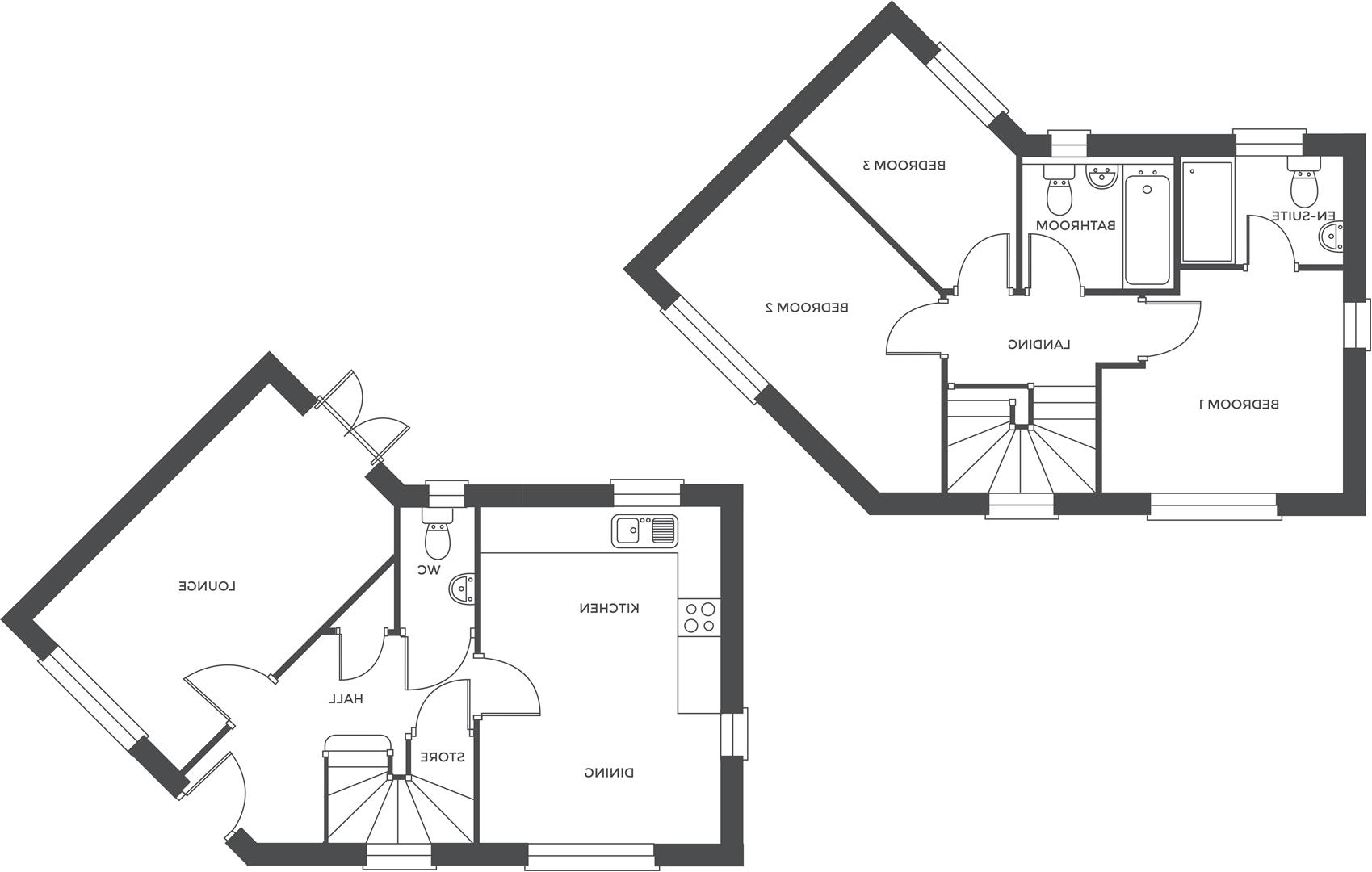 21, Robinson Way, Rugeley floorplan