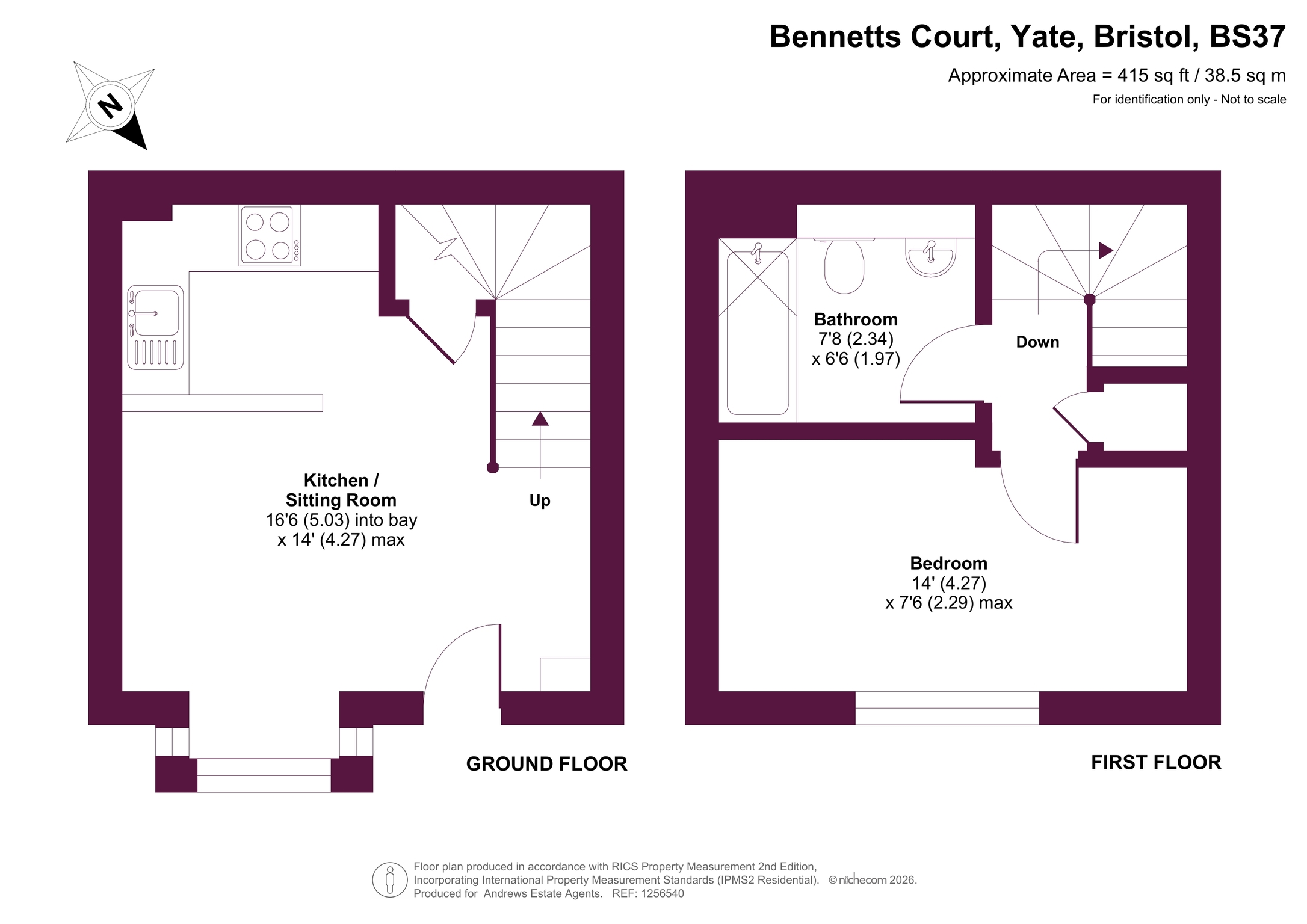 6, Bennetts Court, Bristol floorplan