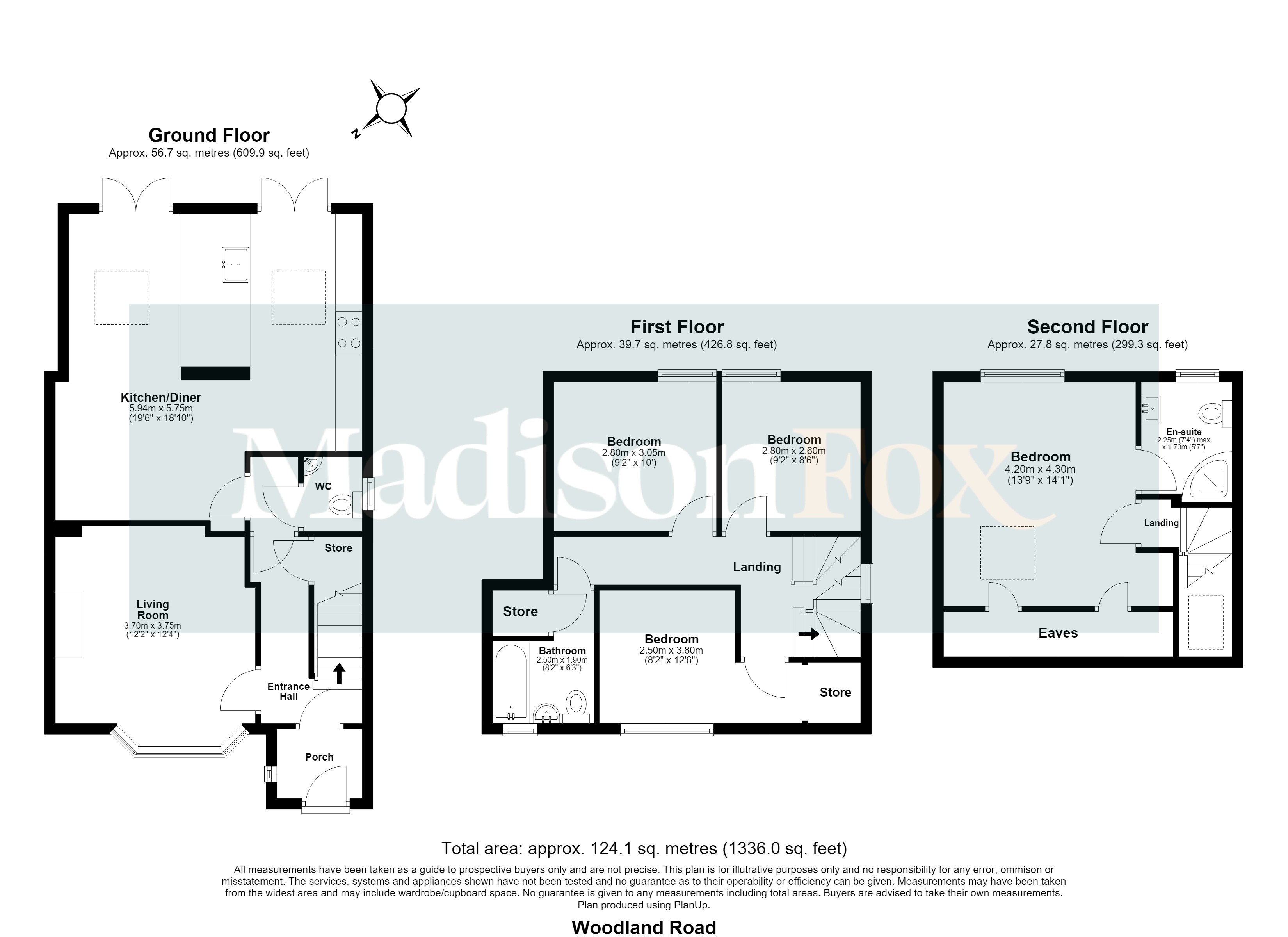 47, Woodland Road, Essex floorplan