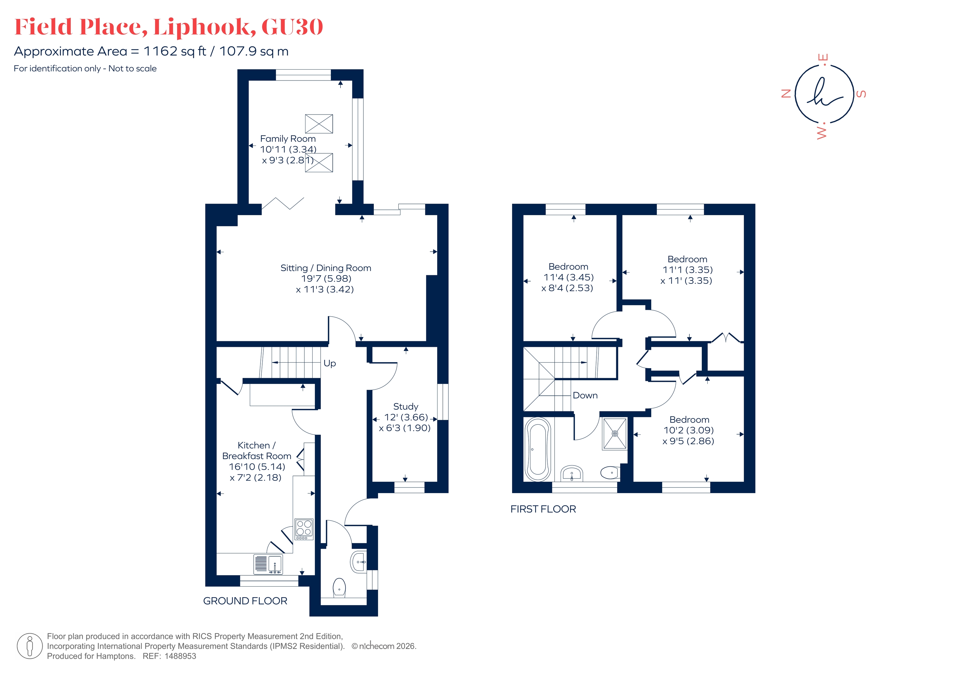 3, Field Place, Liphook floorplan