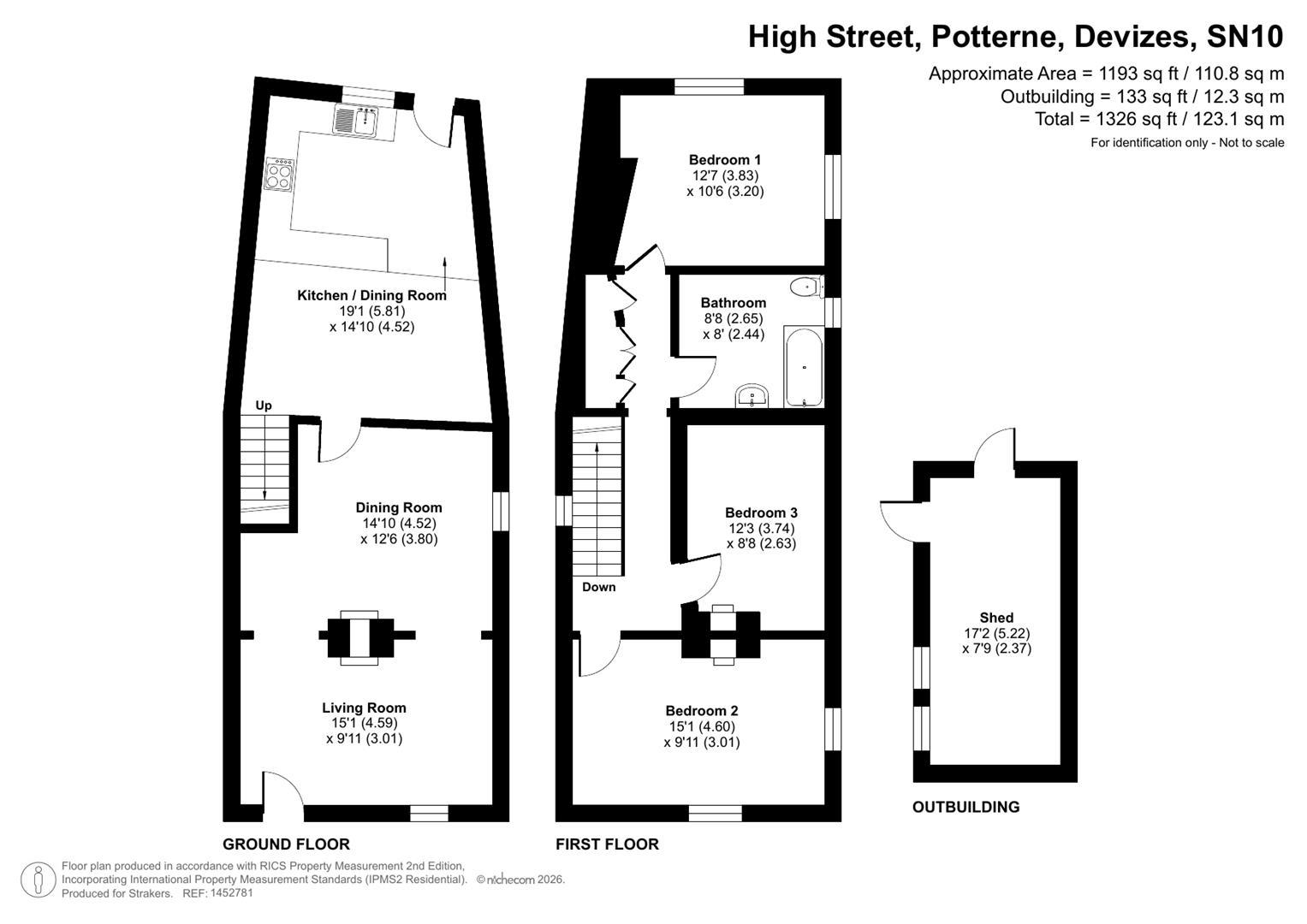 16, High Street, Potterne floorplan