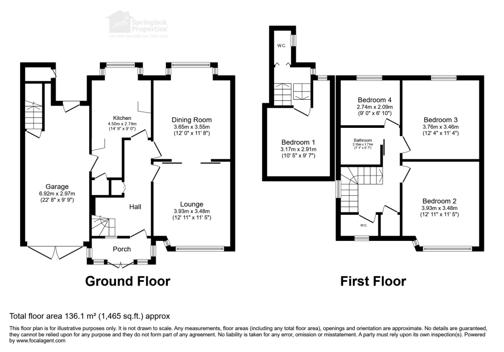 48, Windmill Grove, Kingswinford floorplan