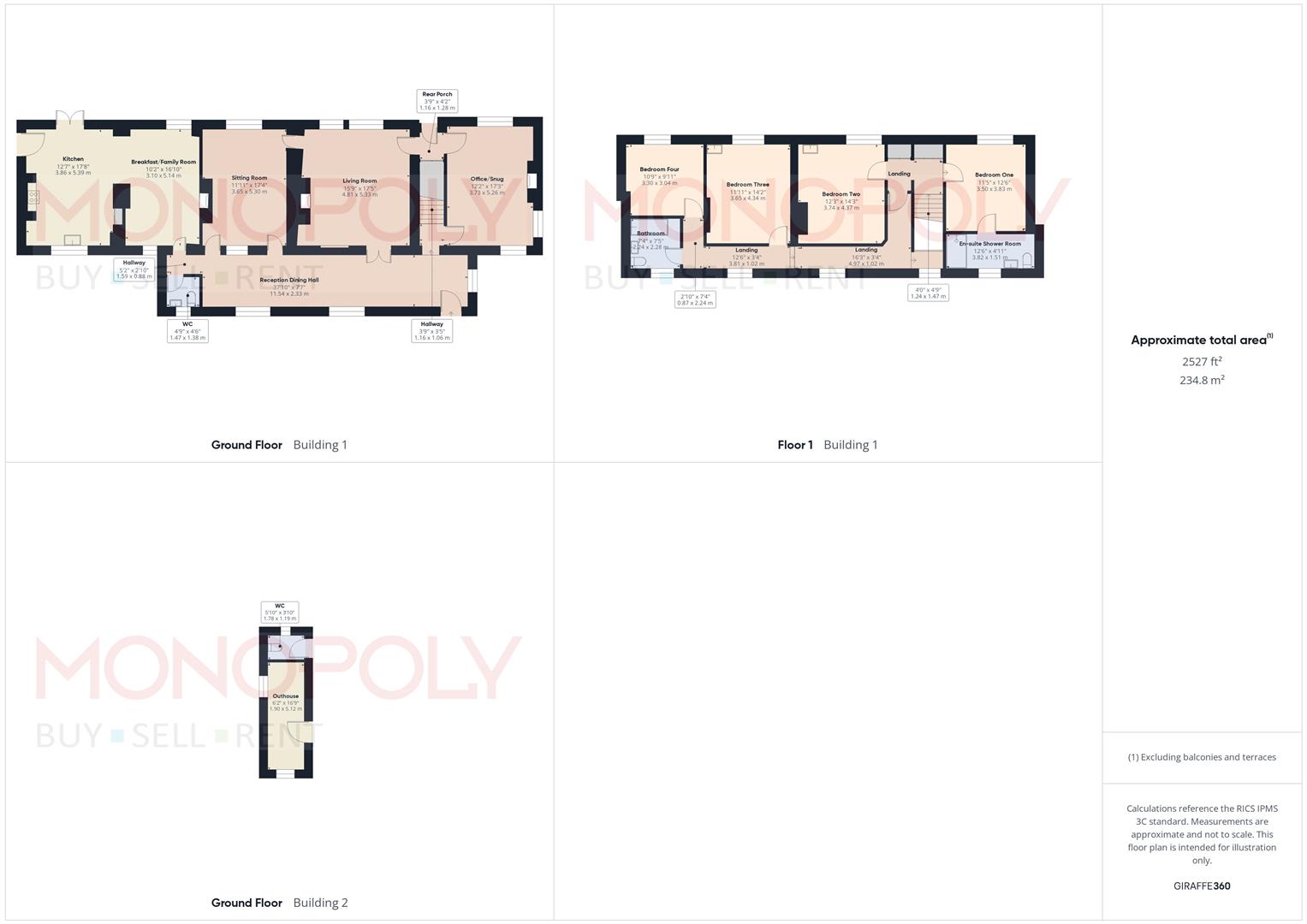 Green Farm, Holt Road, Rossett floorplan