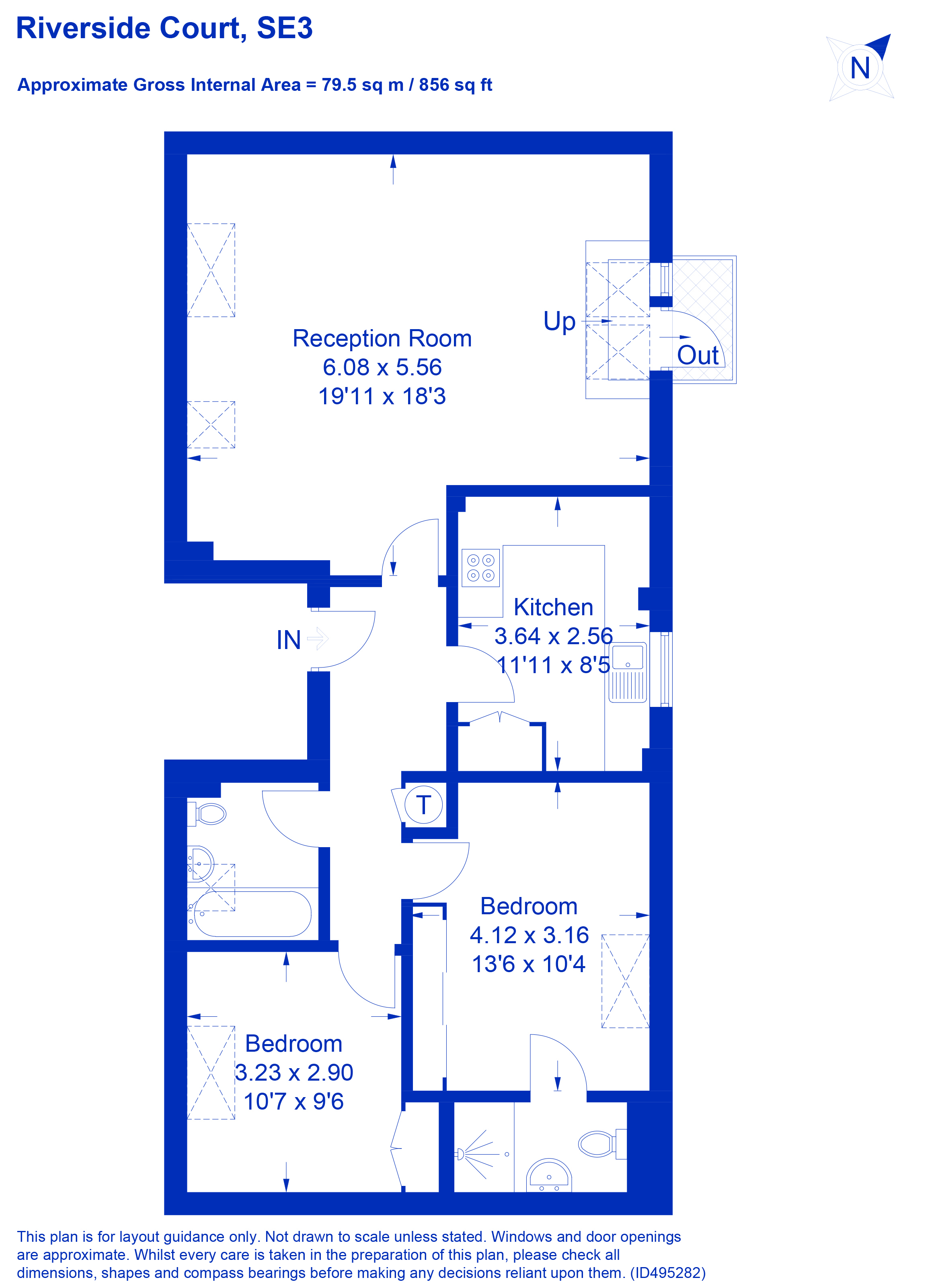 2 Bedrooms Flat to rent in Lee Road, London SE3