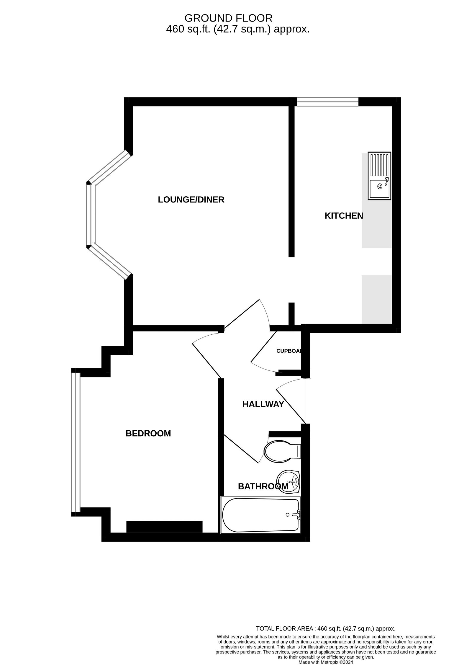 Long Causeway, Exmouth EX8, 1 bedroom flat for sale 66604224