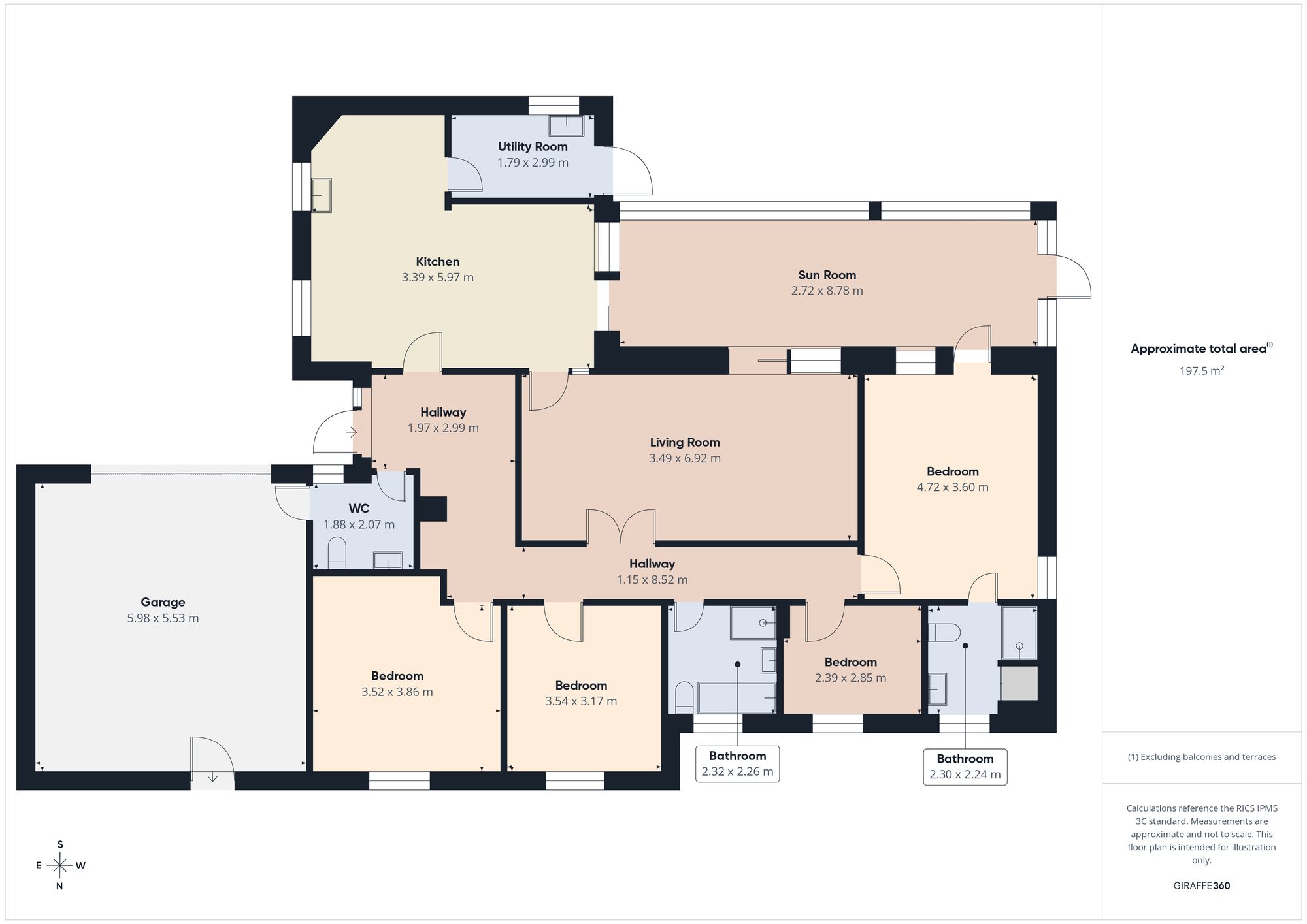 3 Wellhope, Washington floorplan