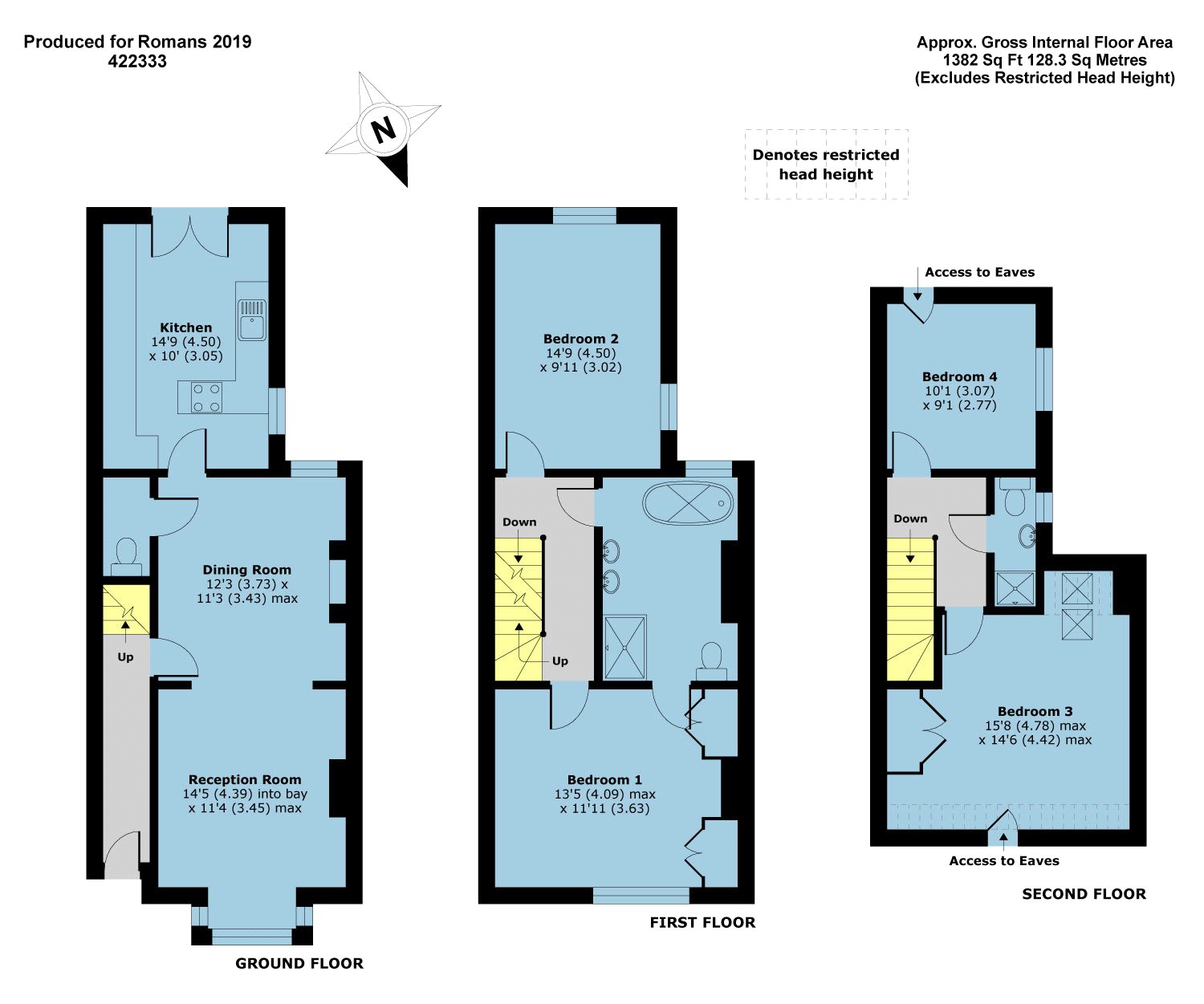 4 Bedrooms Terraced house for sale in Wellington Cottages, Warren Row, Reading RG10