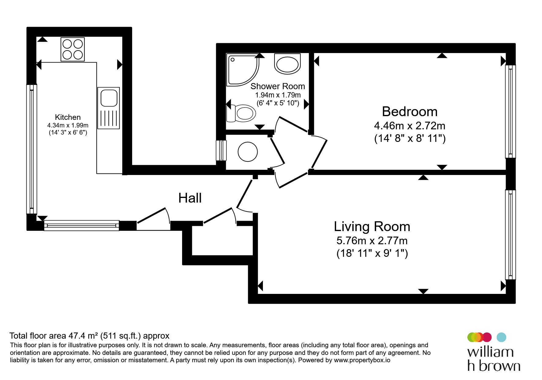 18, Ingledew Court, Leeds floorplan