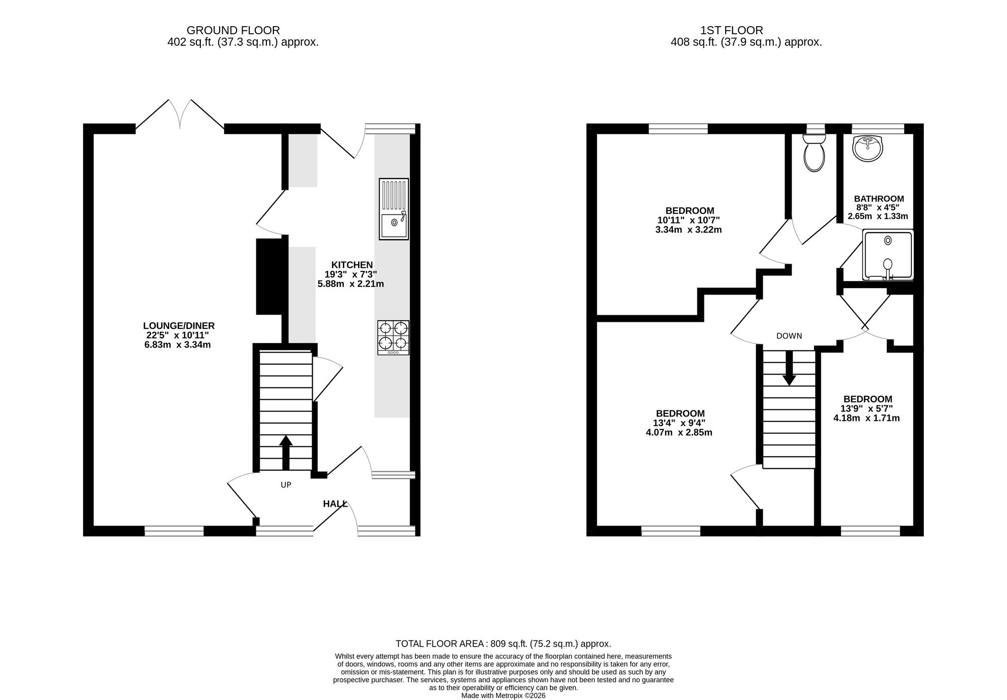 2 Windrush Close, Newport floorplan