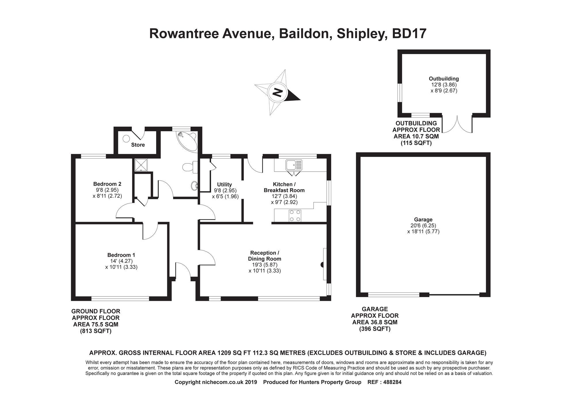 3 Bedrooms Detached house for sale in Rowantree Avenue, Baildon, Shipley BD17