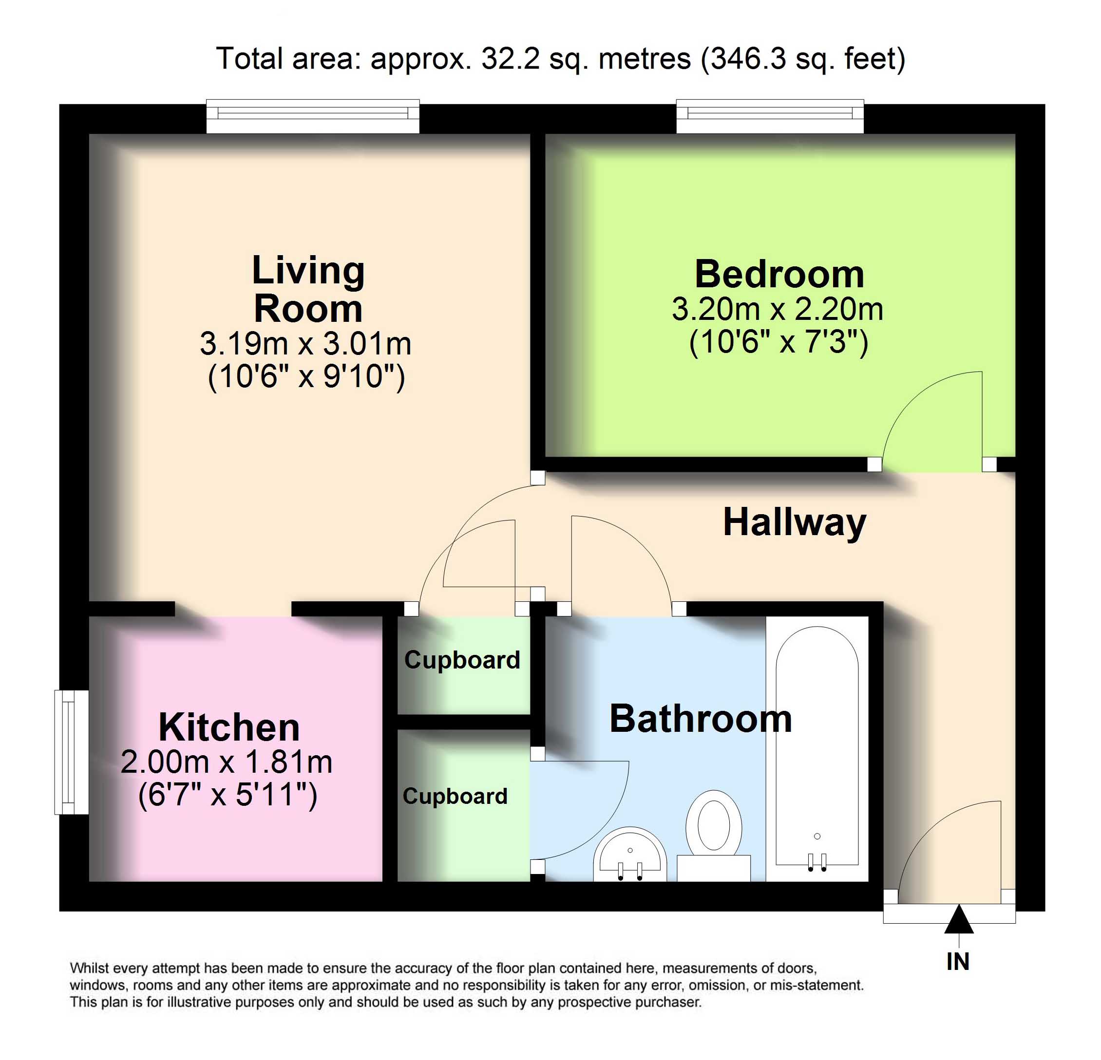 8, Wenceling Cottages, West Sussex floorplan