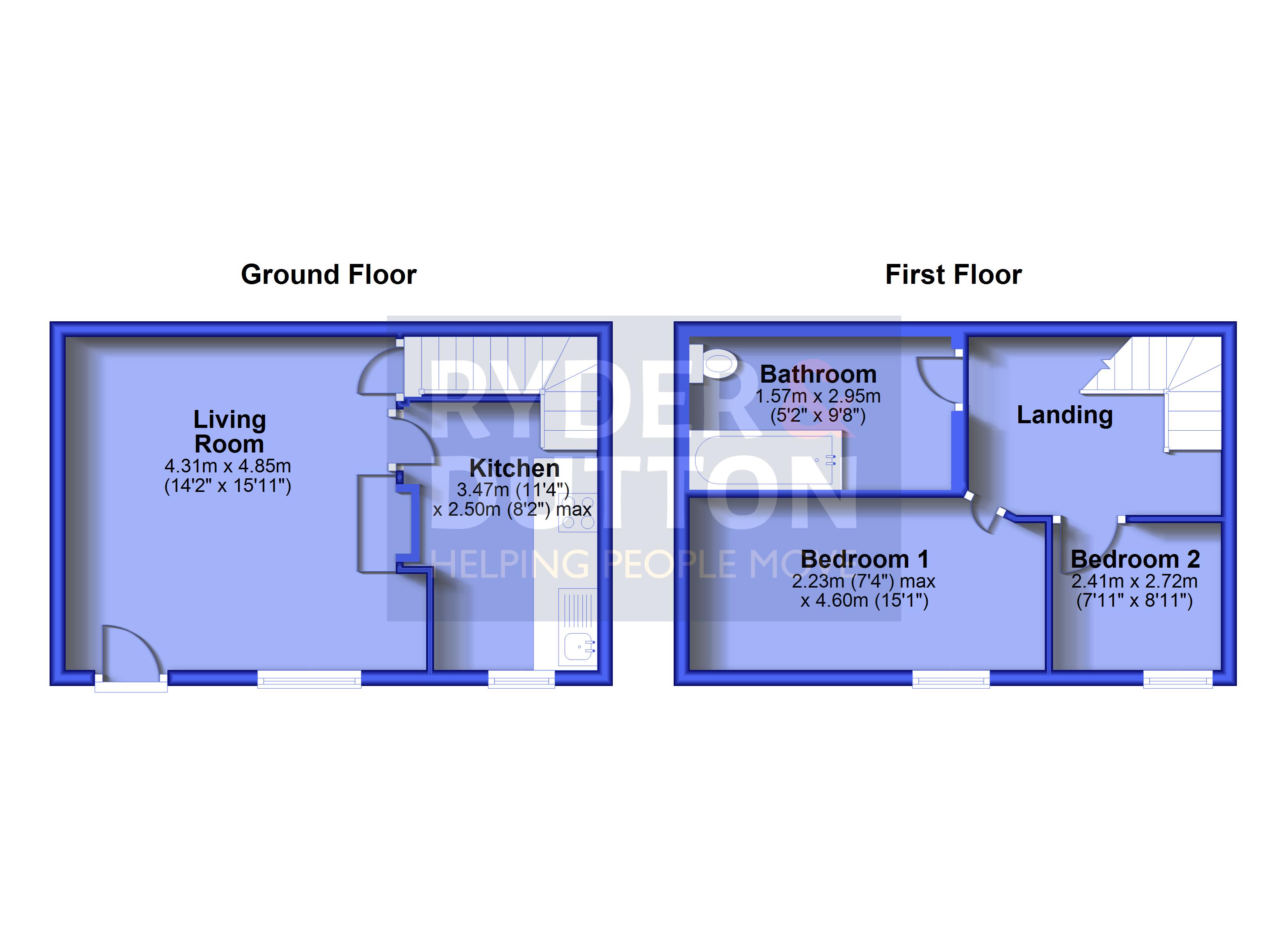 28, Tanfield Road, West Yorkshire floorplan
