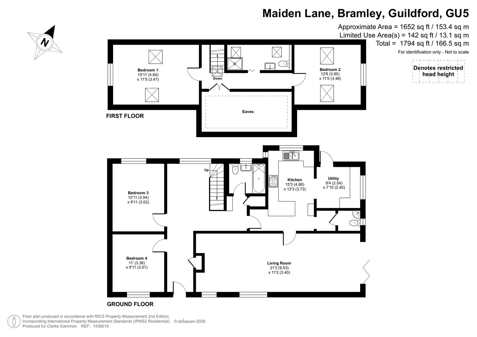 Glens, Maiden Lane, Guildford floorplan