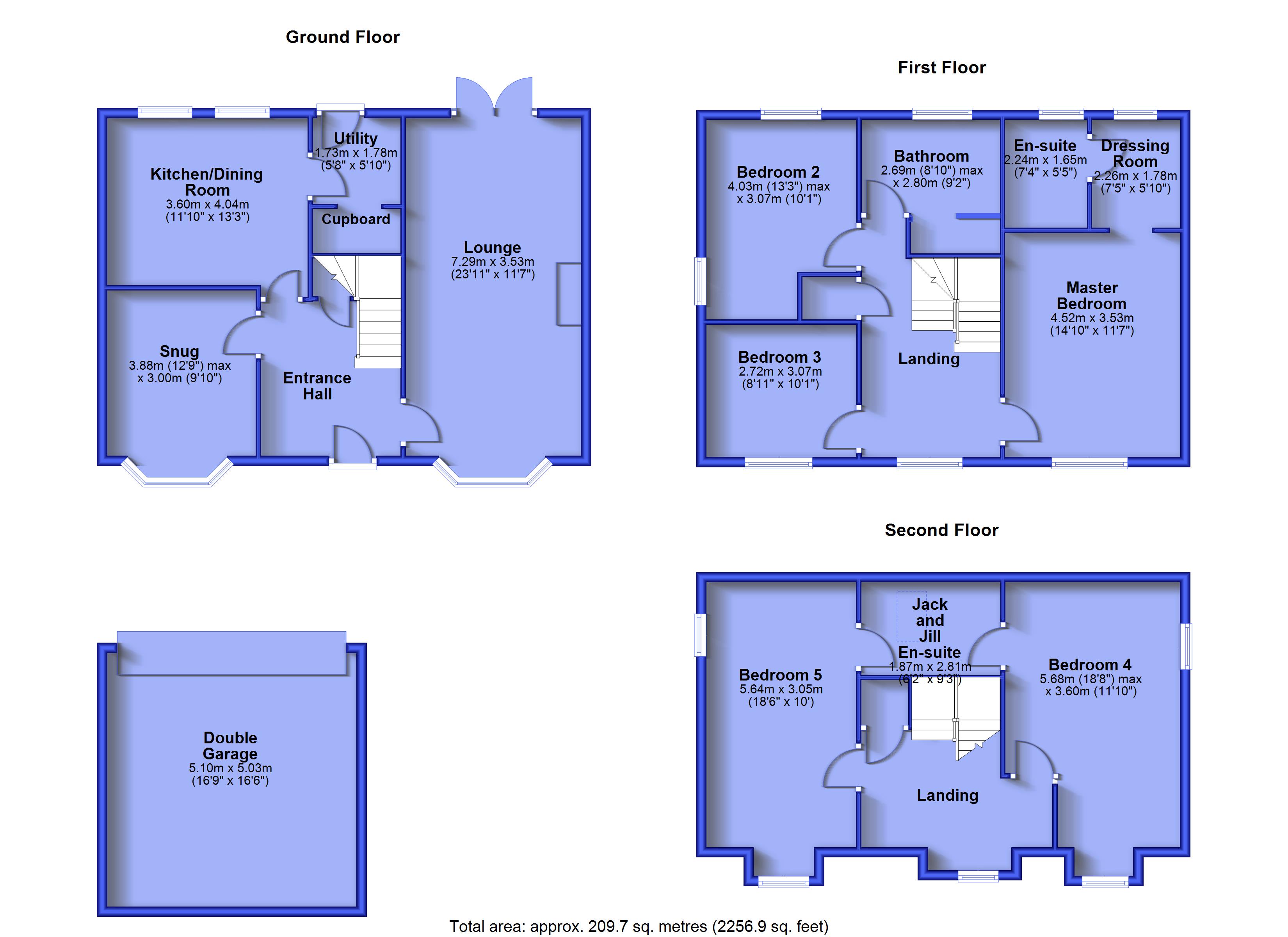 1, Hall Close, Holmfirth floorplan